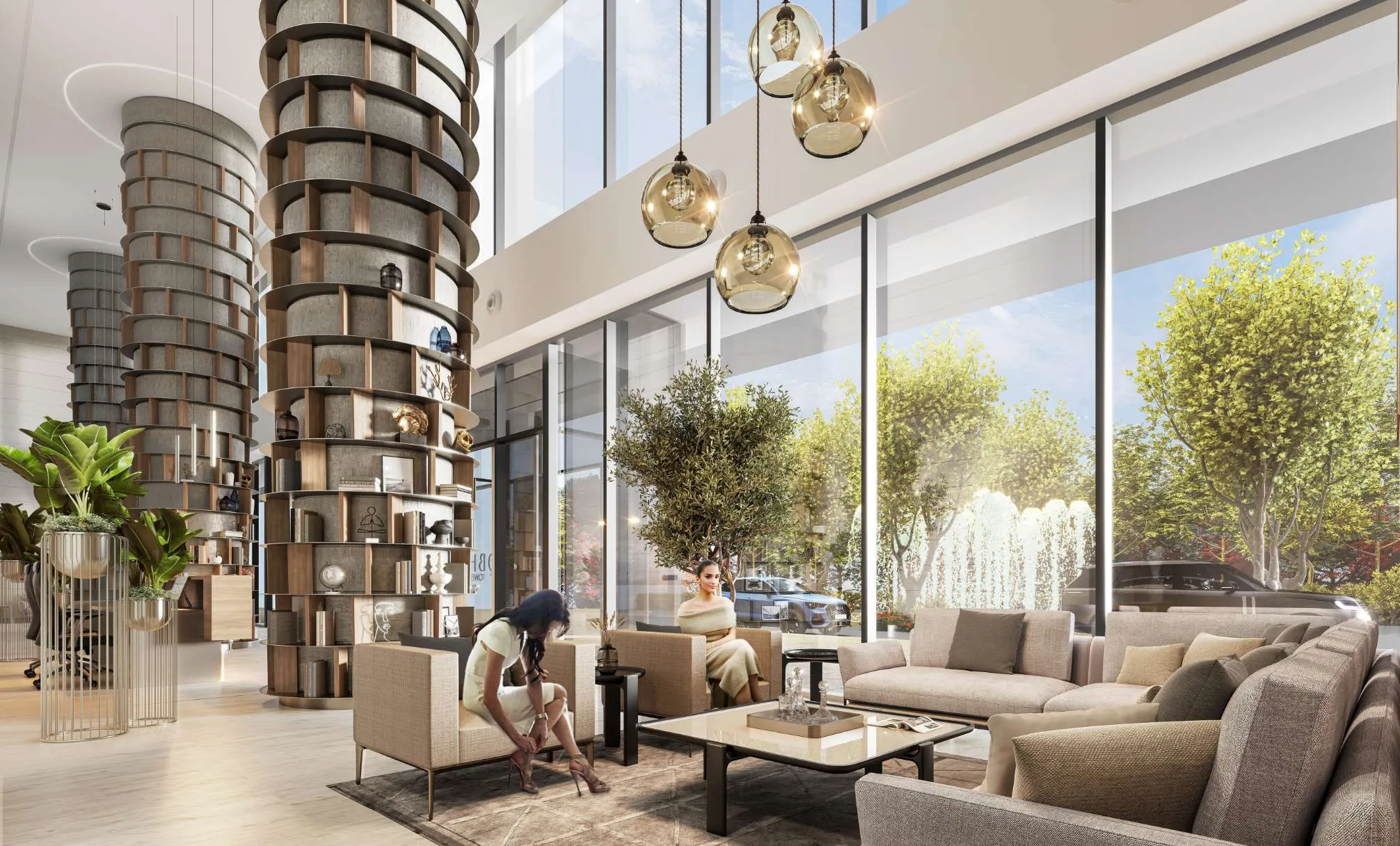 Sobha Orbis — vue extérieure à Motor City