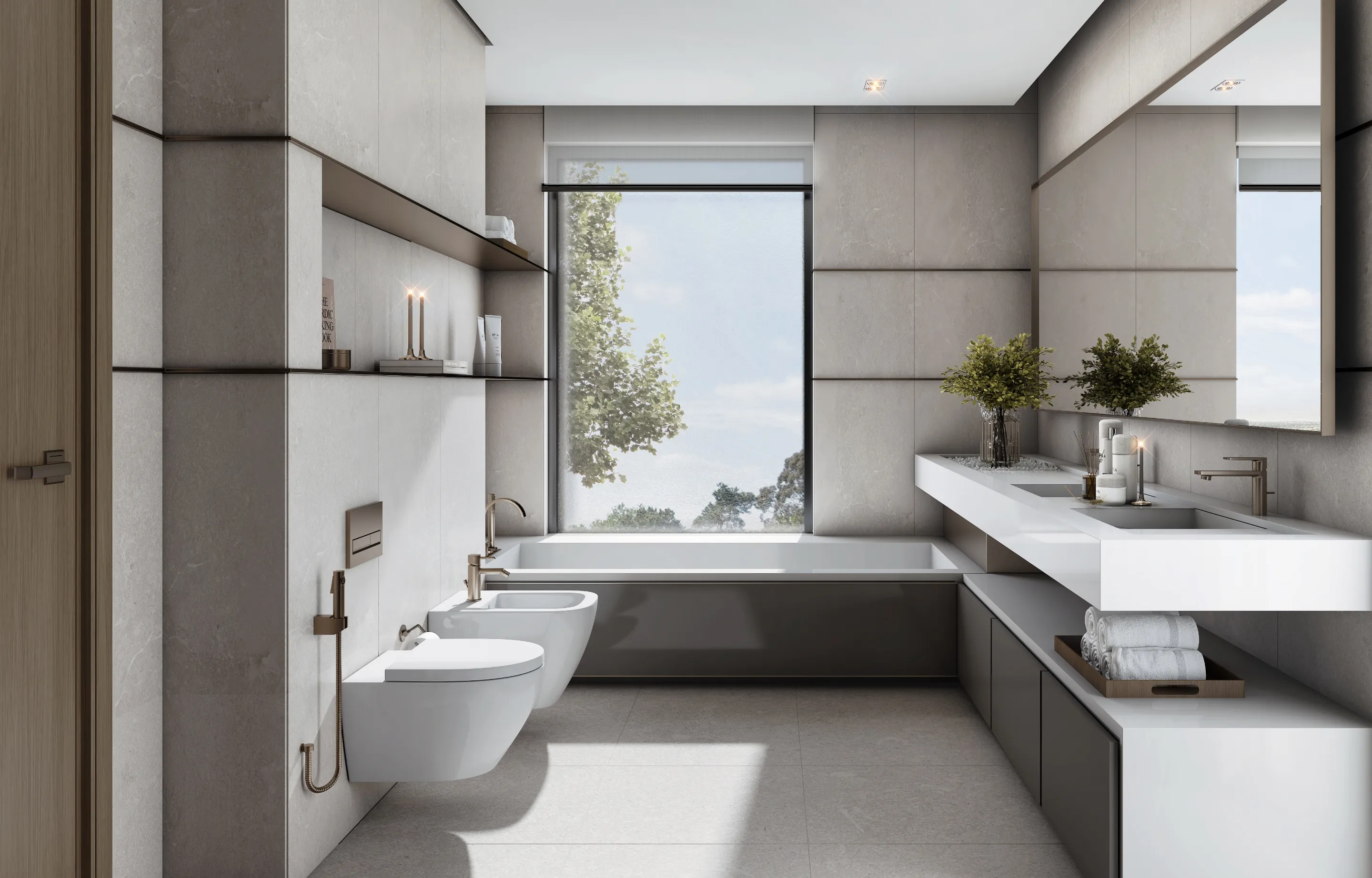 Sobha Elwood — exterior view in Dubai Land (Dubailand)