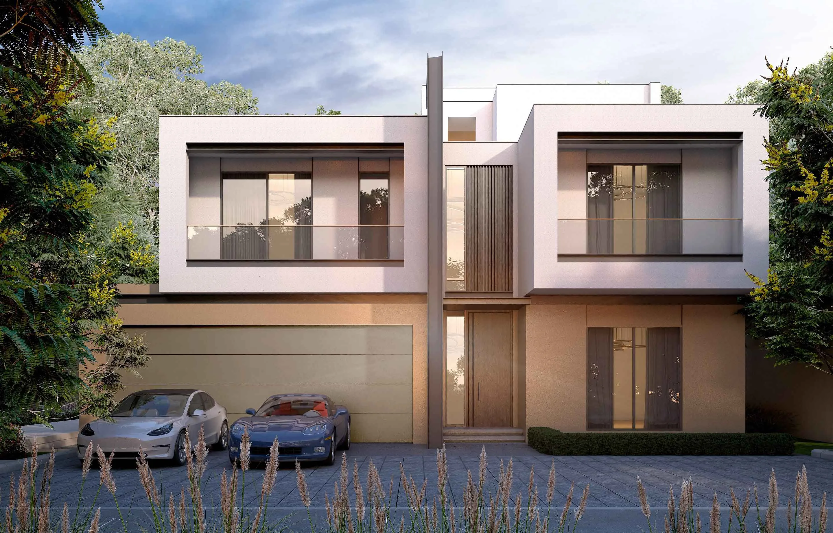 Sobha Elwood — exterior view in Dubai Land (Dubailand)