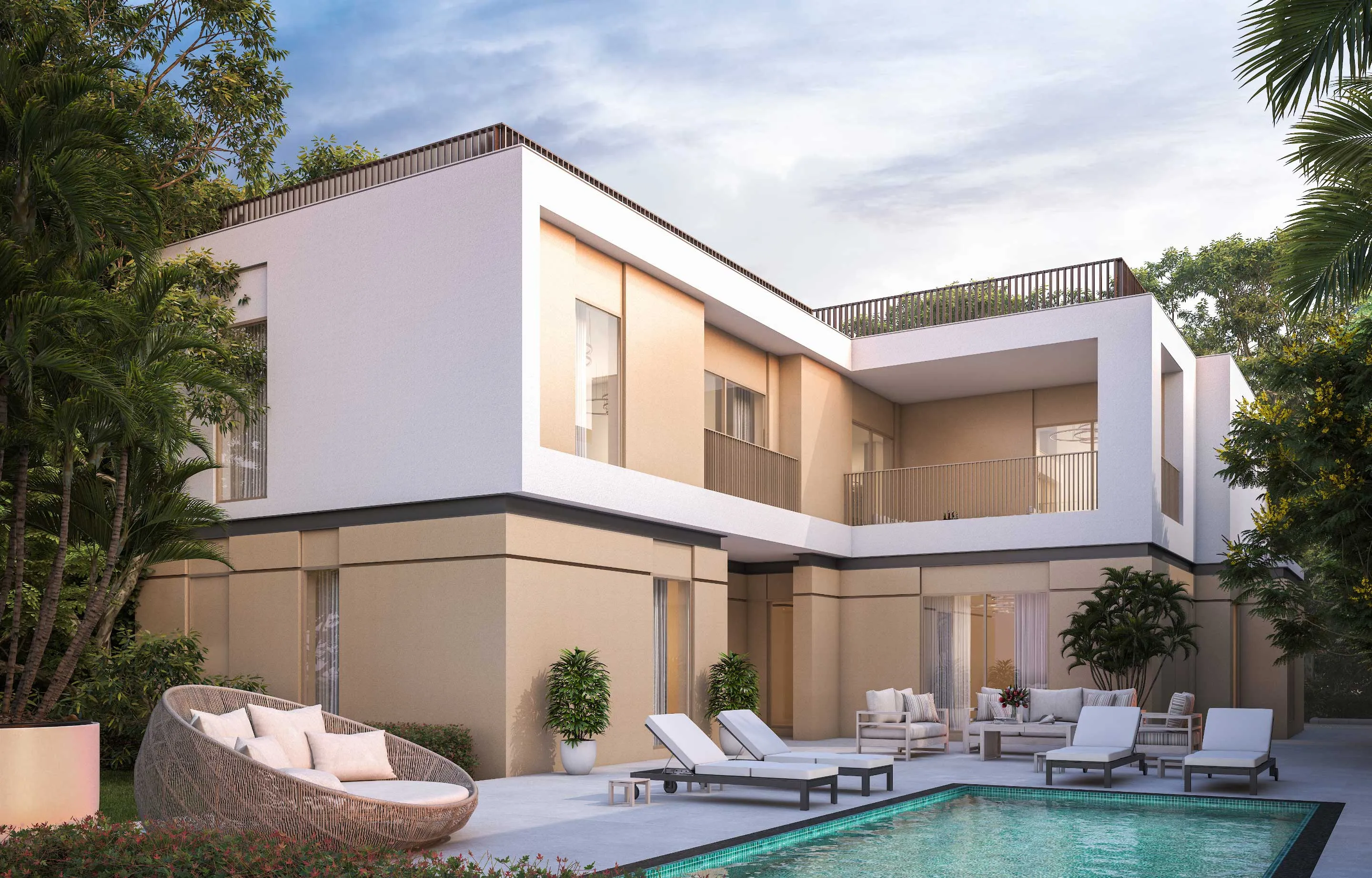 Sobha Elwood — exterior view in Dubai Land (Dubailand)