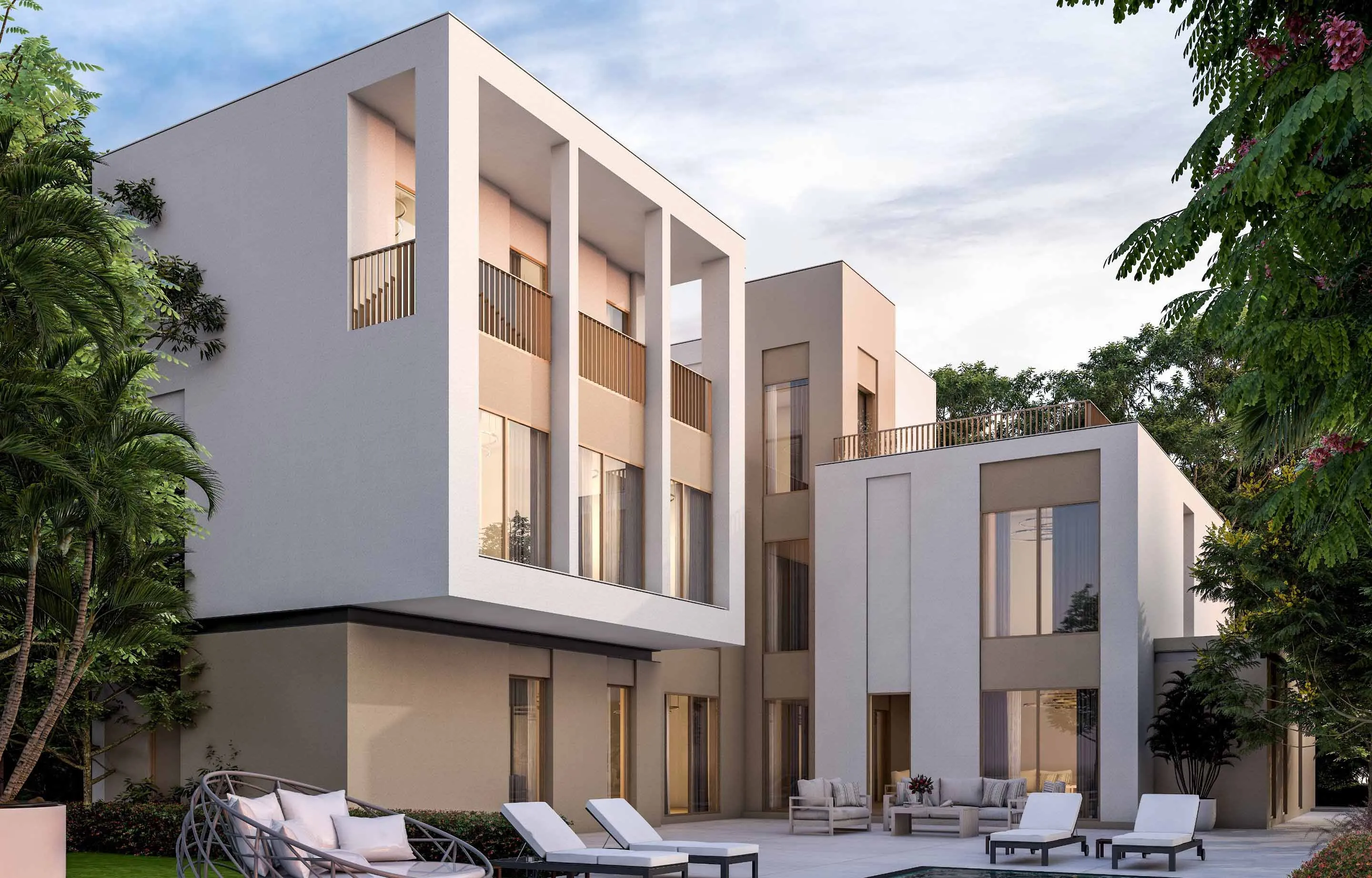 Sobha Elwood — exterior view in Dubai Land (Dubailand)