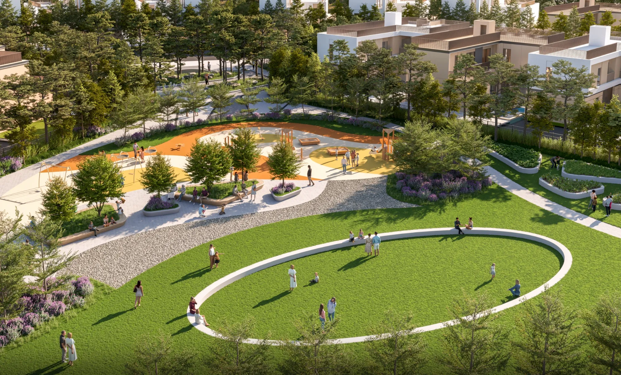 Sobha Elwood — exterior view in Dubai Land (Dubailand)