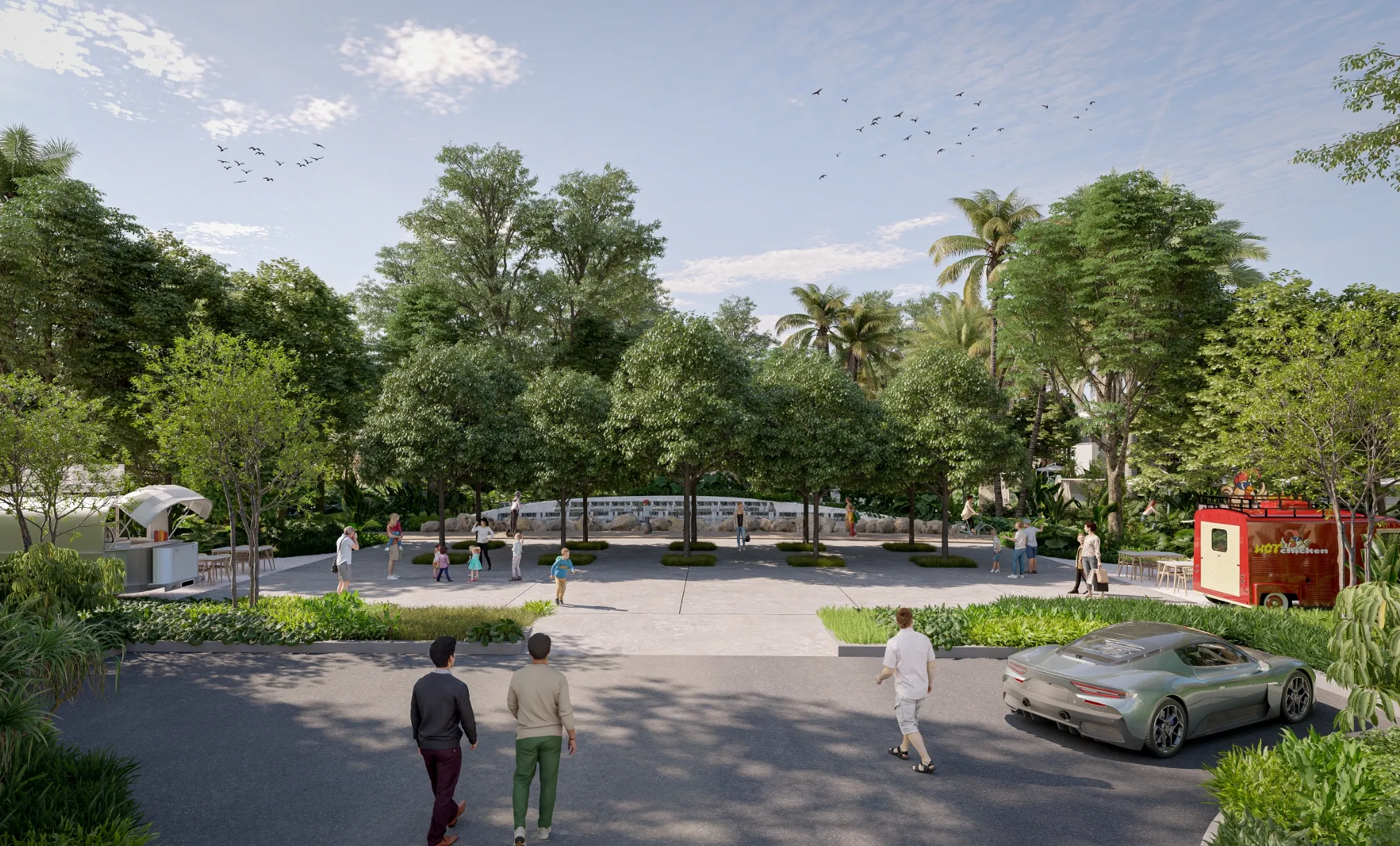 Sobha Elwood — exterior view in Dubai Land (Dubailand)