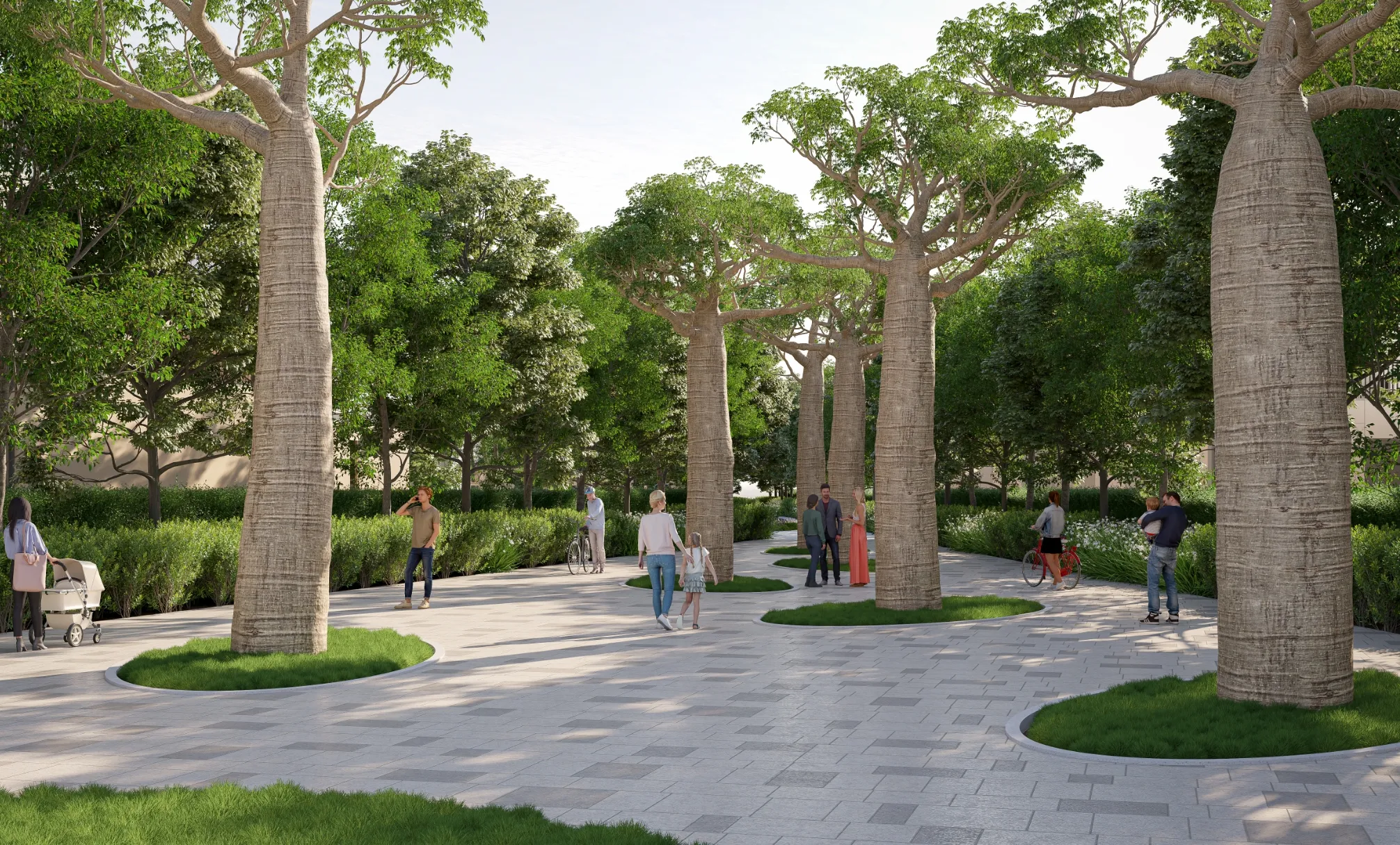 Sobha Elwood — exterior view in Dubai Land (Dubailand)