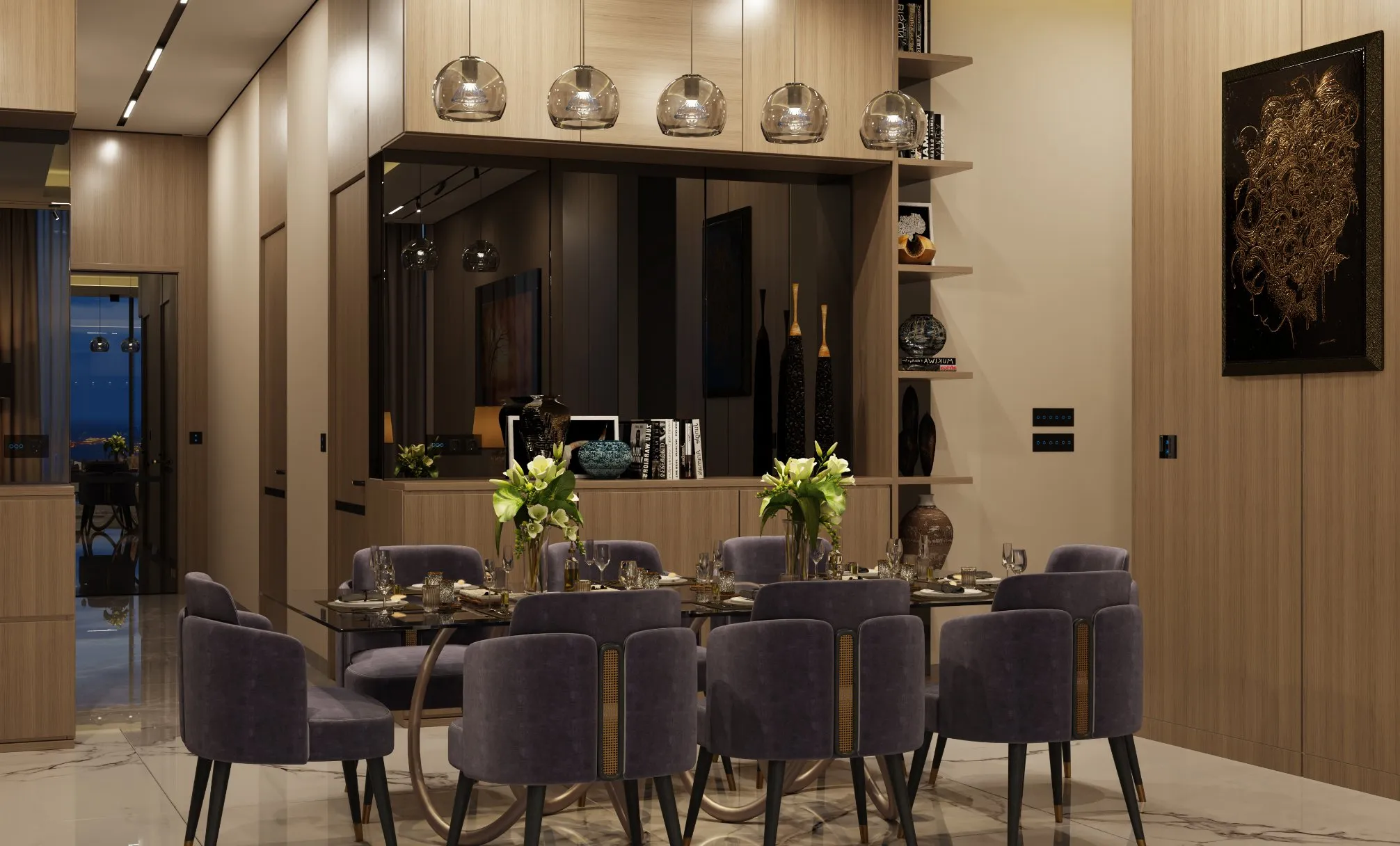 Sobha SeaHaven — exterior view in Dubai Harbour / Emaar Beachfront