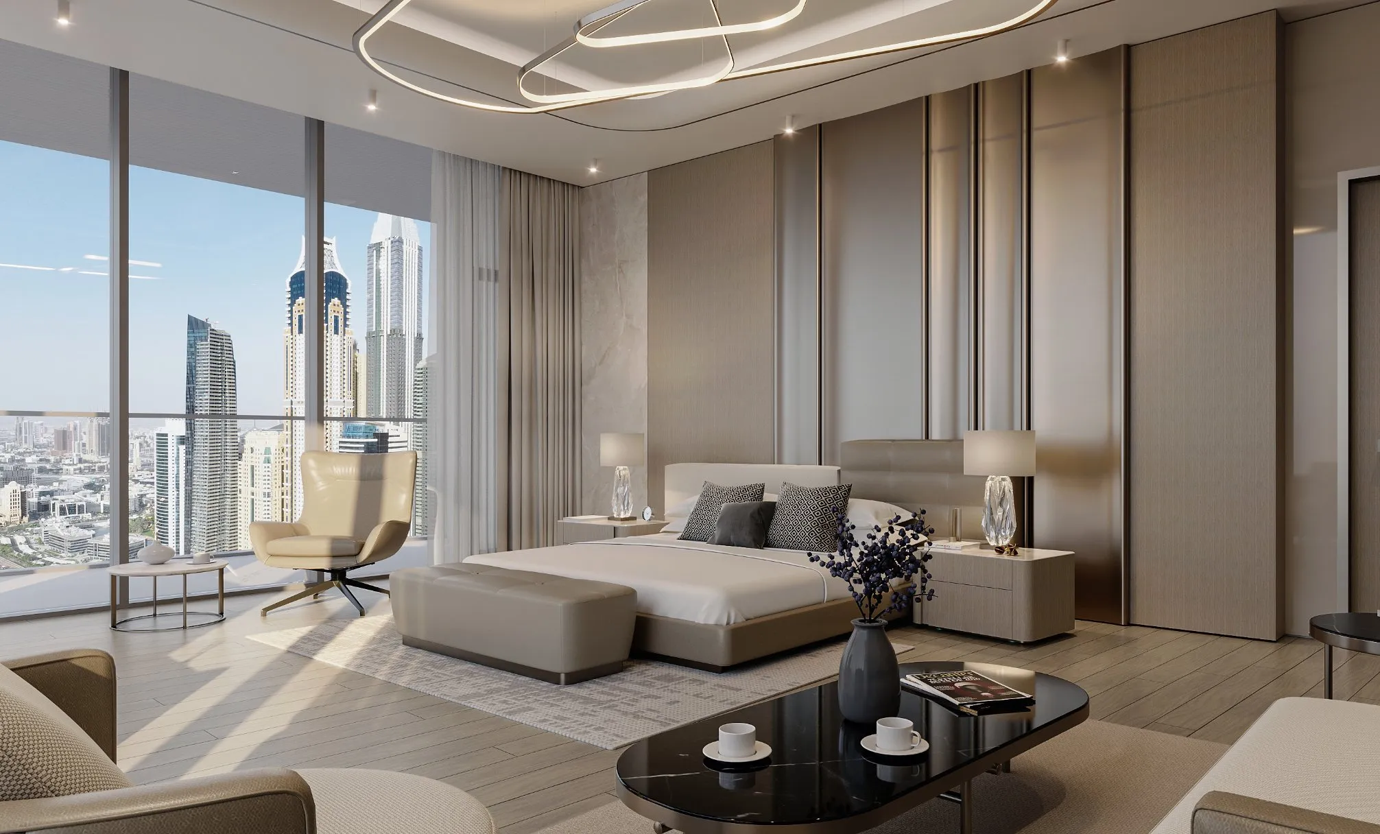 SeaHaven Sky Edition — exterior view in Dubai Harbour / Emaar Beachfront