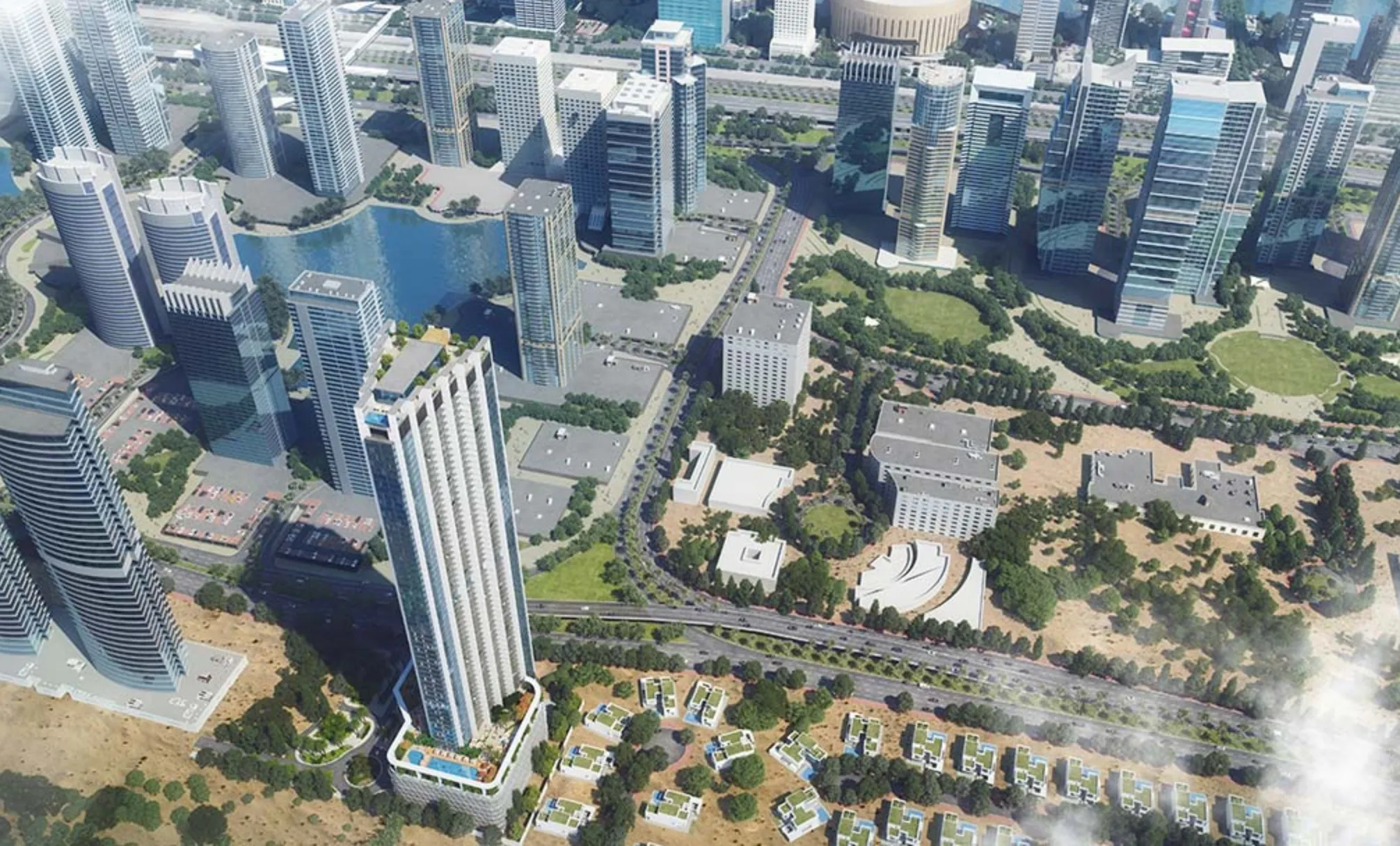 Verde By Sobha — exterior view in Jumeirah Lake Towers (JLT)