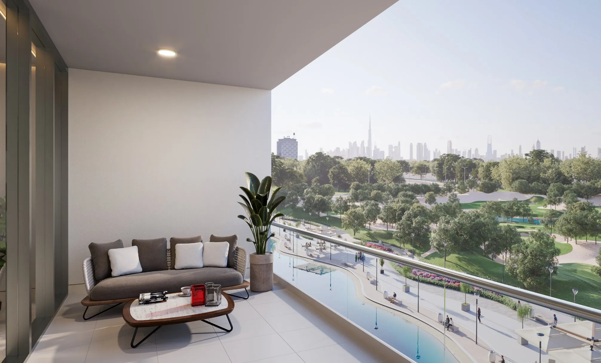 Golf Ridges at Sobha One — exterior view in Mohammed Bin Rashid City (MBR City)