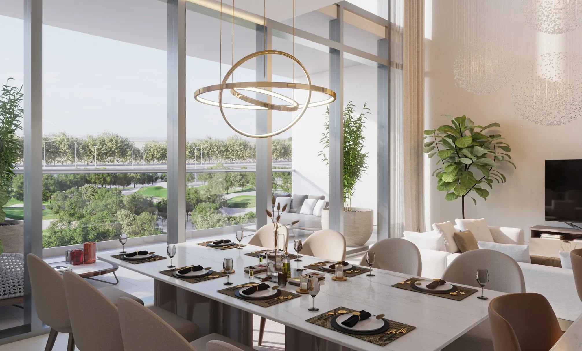 Golf Ridges at Sobha One — exterior view in Mohammed Bin Rashid City (MBR City)