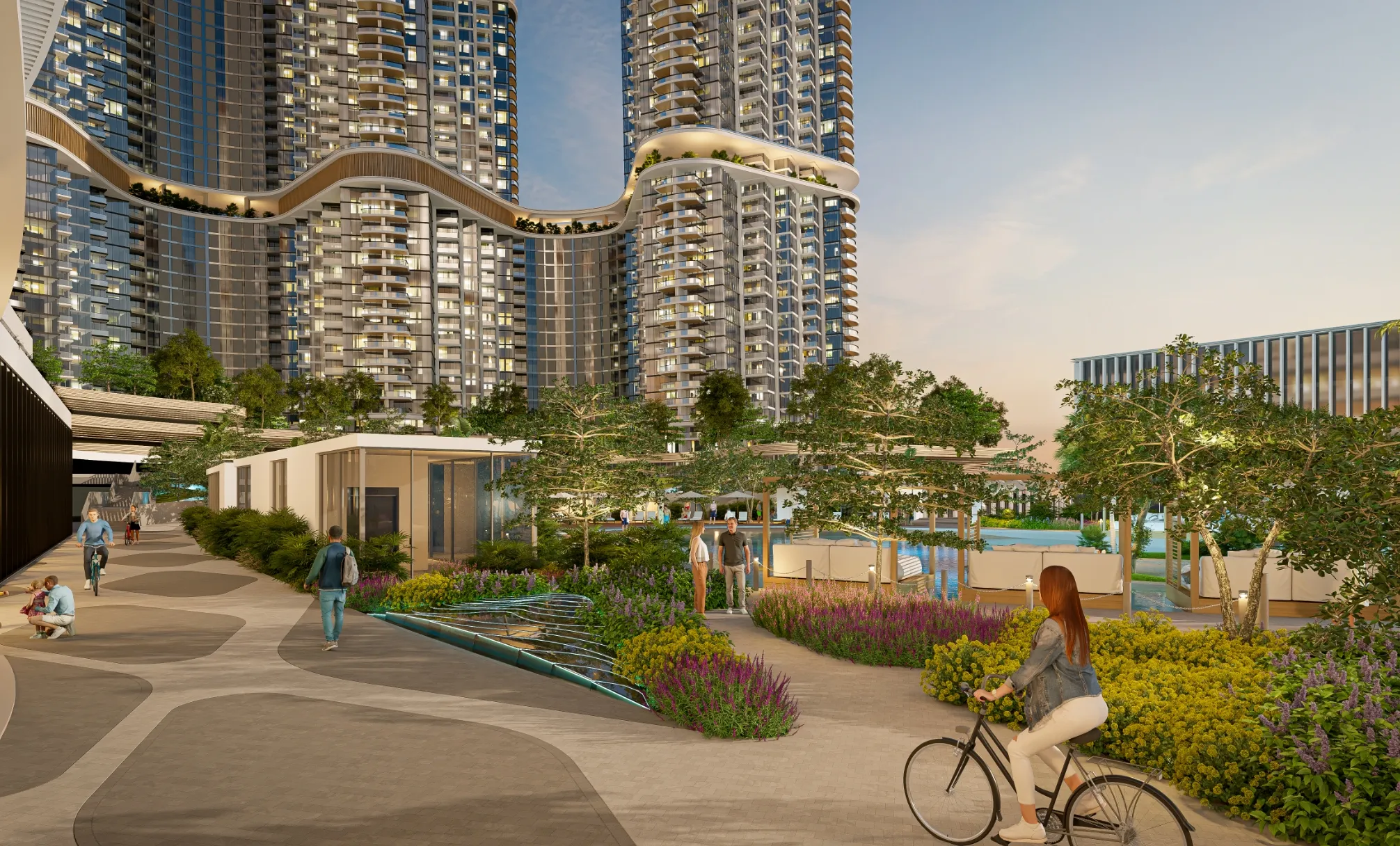 Skyscape Avenue — exterior view in Sobha Hartland II