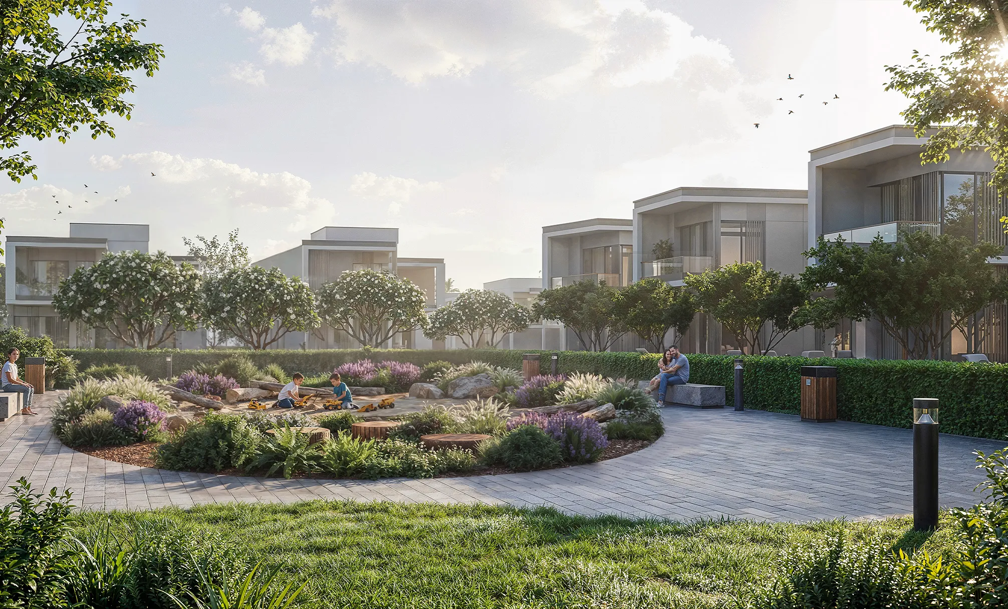 The Willows — exterior view in Dubai Land (Dubailand)