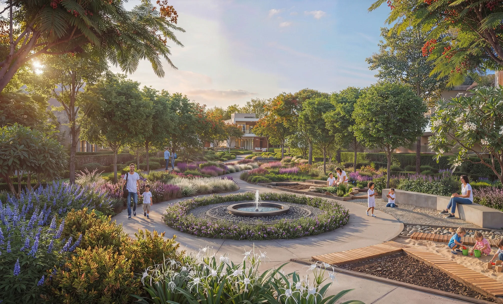 The Grove — exterior view in Dubai Land (Dubailand)