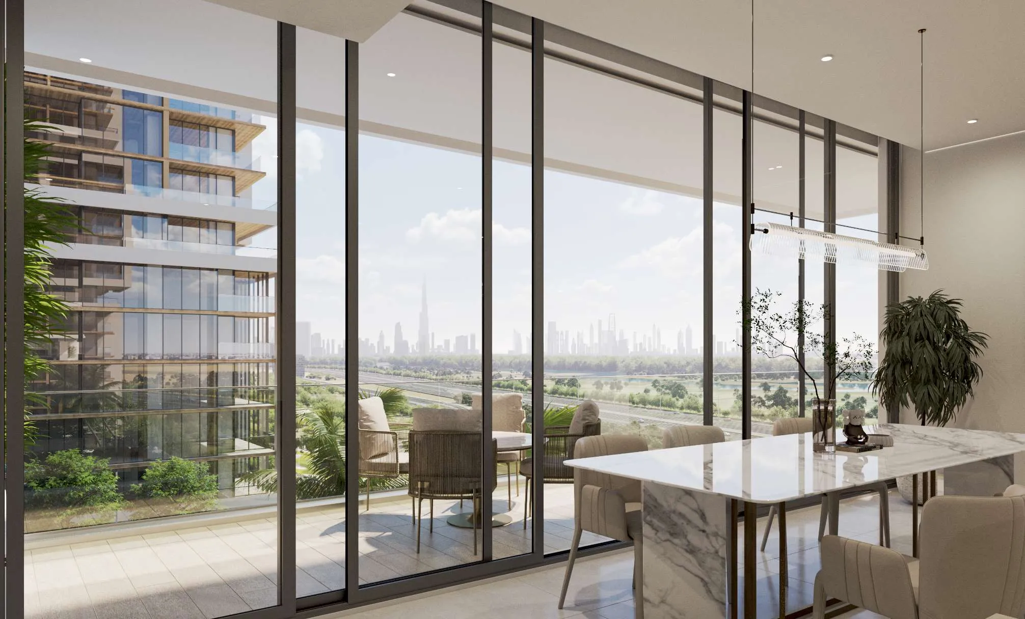 Sobha One — exterior view in Mohammed Bin Rashid City (MBR City)