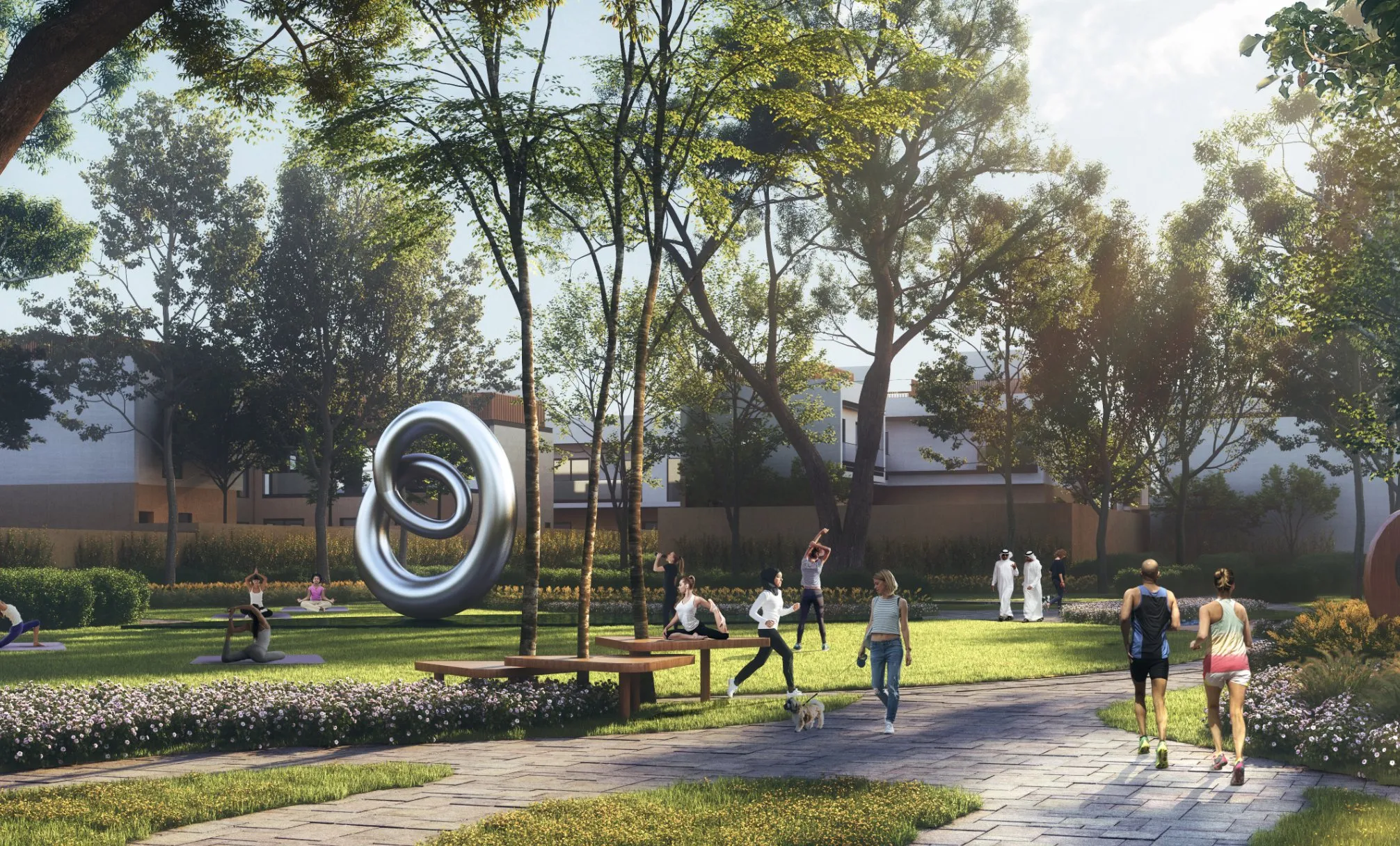 Sobha Reserve — exterior view in Dubai Land (Dubailand)