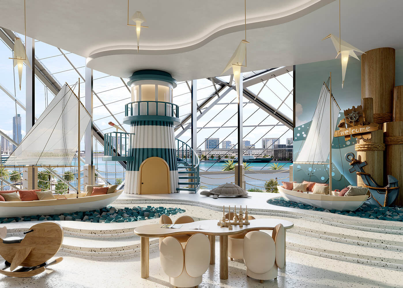 Portside Square — exterior view in Mina Rashid / Rashid Yachts & Marina