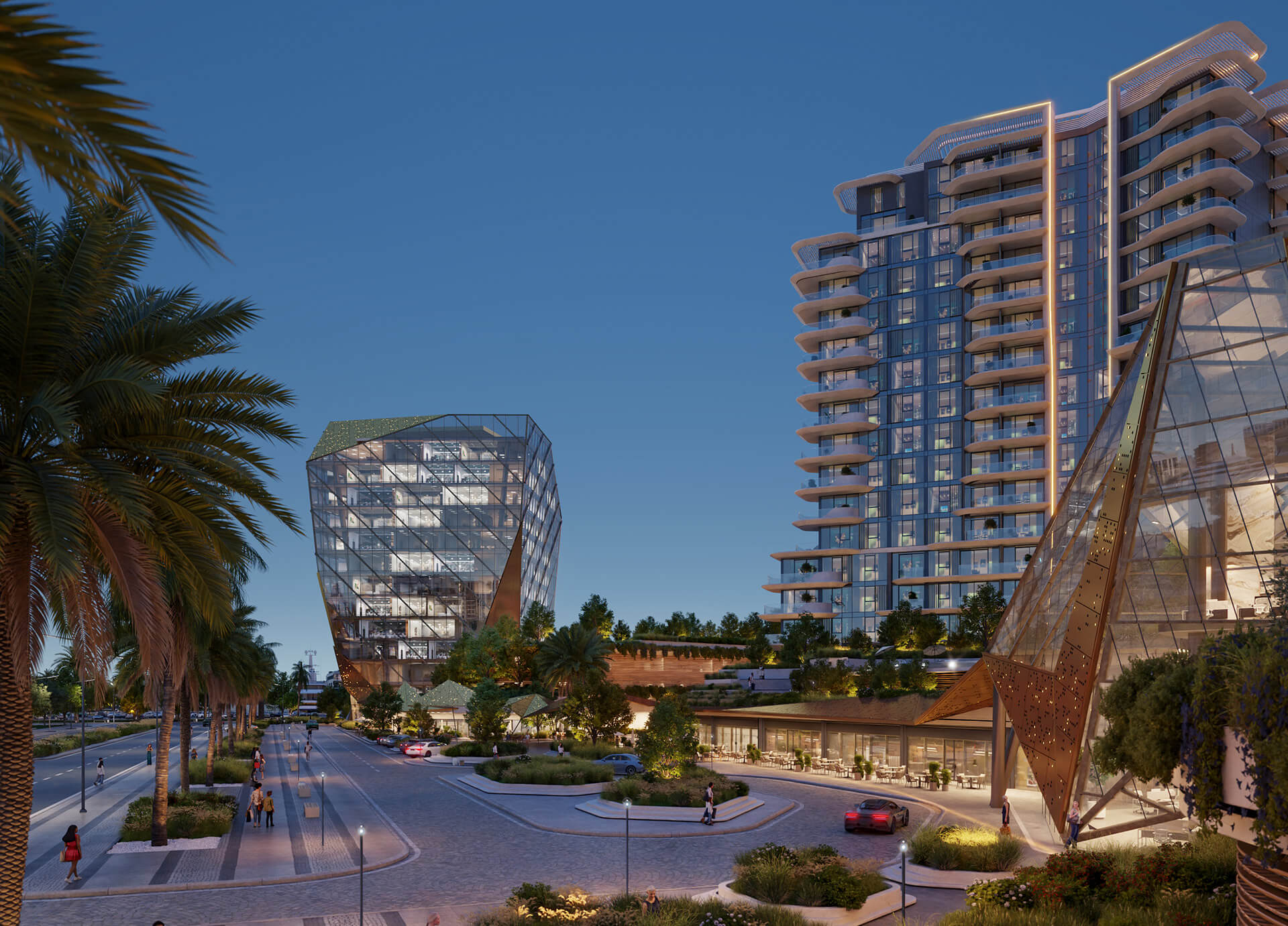 Portside Square — exterior view in Mina Rashid / Rashid Yachts & Marina