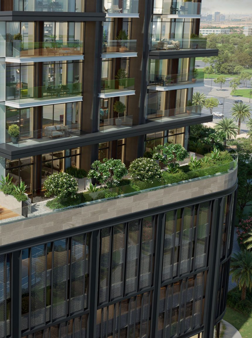 Riverton House — exterior view in Mohammed Bin Rashid City (MBR City)