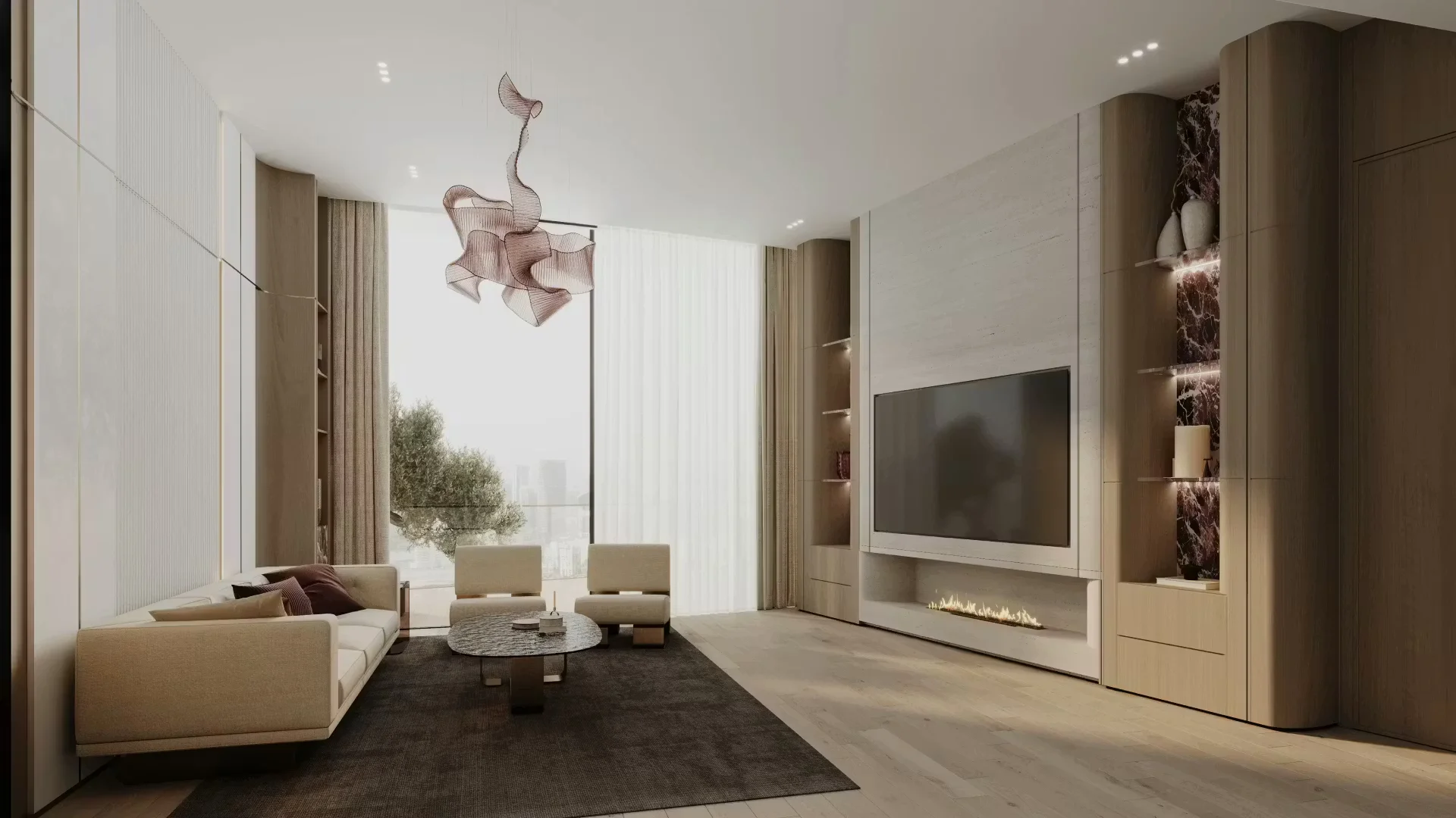 Binghatti Flare — interior render