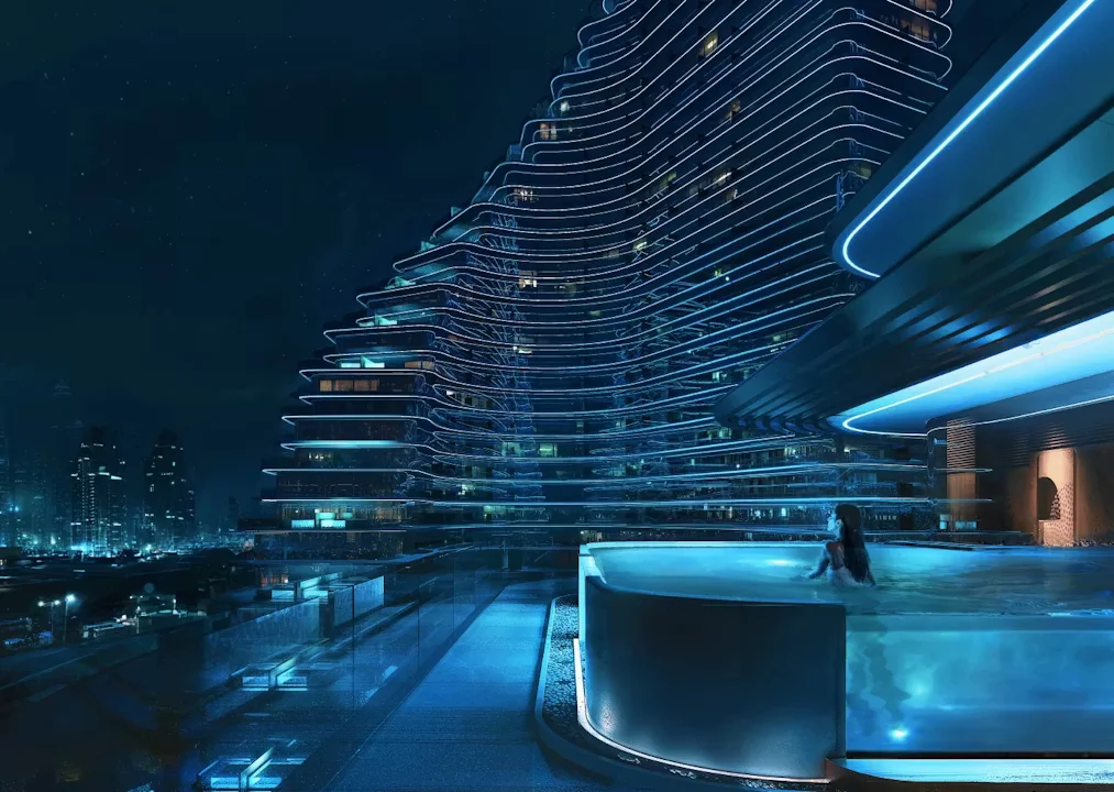 Binghatti Flare — amenity render