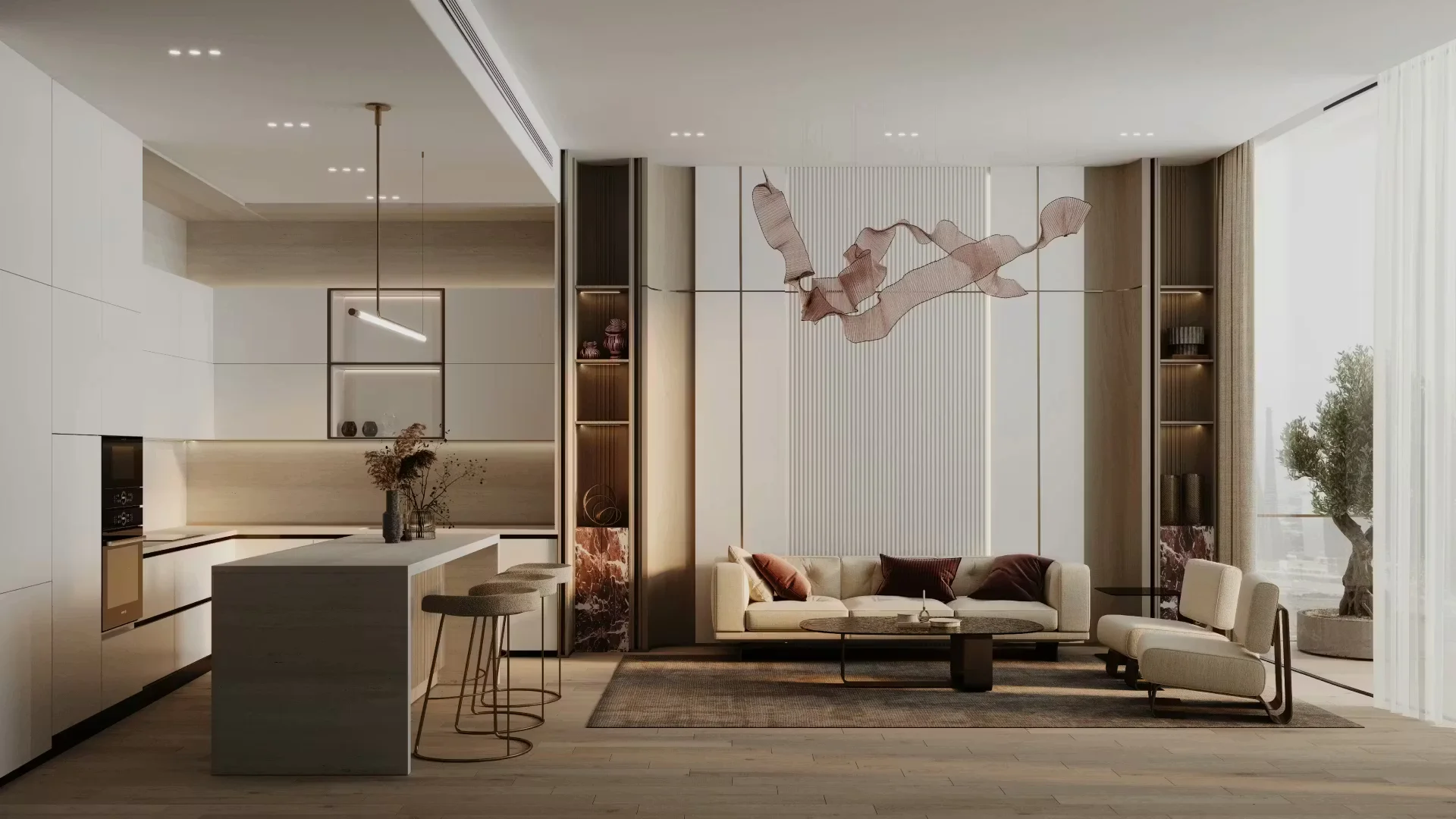 Binghatti Flare — interior render