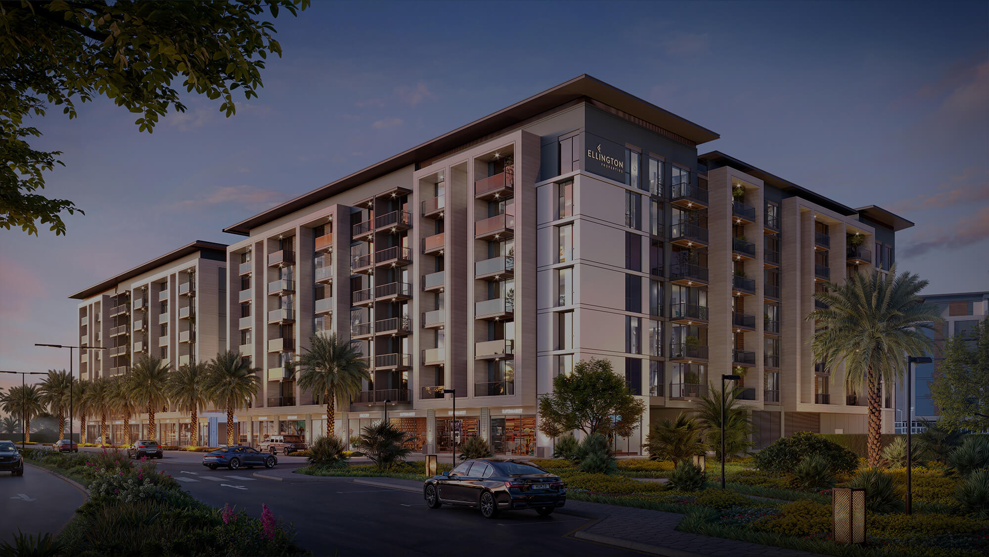 Belgravia Gardens — exterior view in Dubai Land (Dubailand)