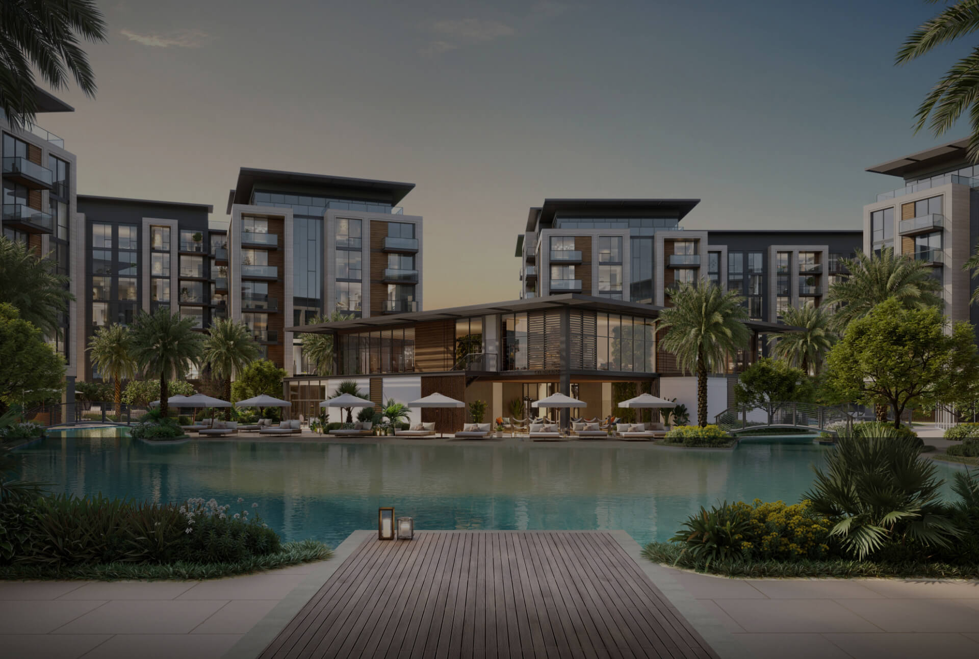 Belgravia Gardens — exterior view in Dubai Land (Dubailand)
