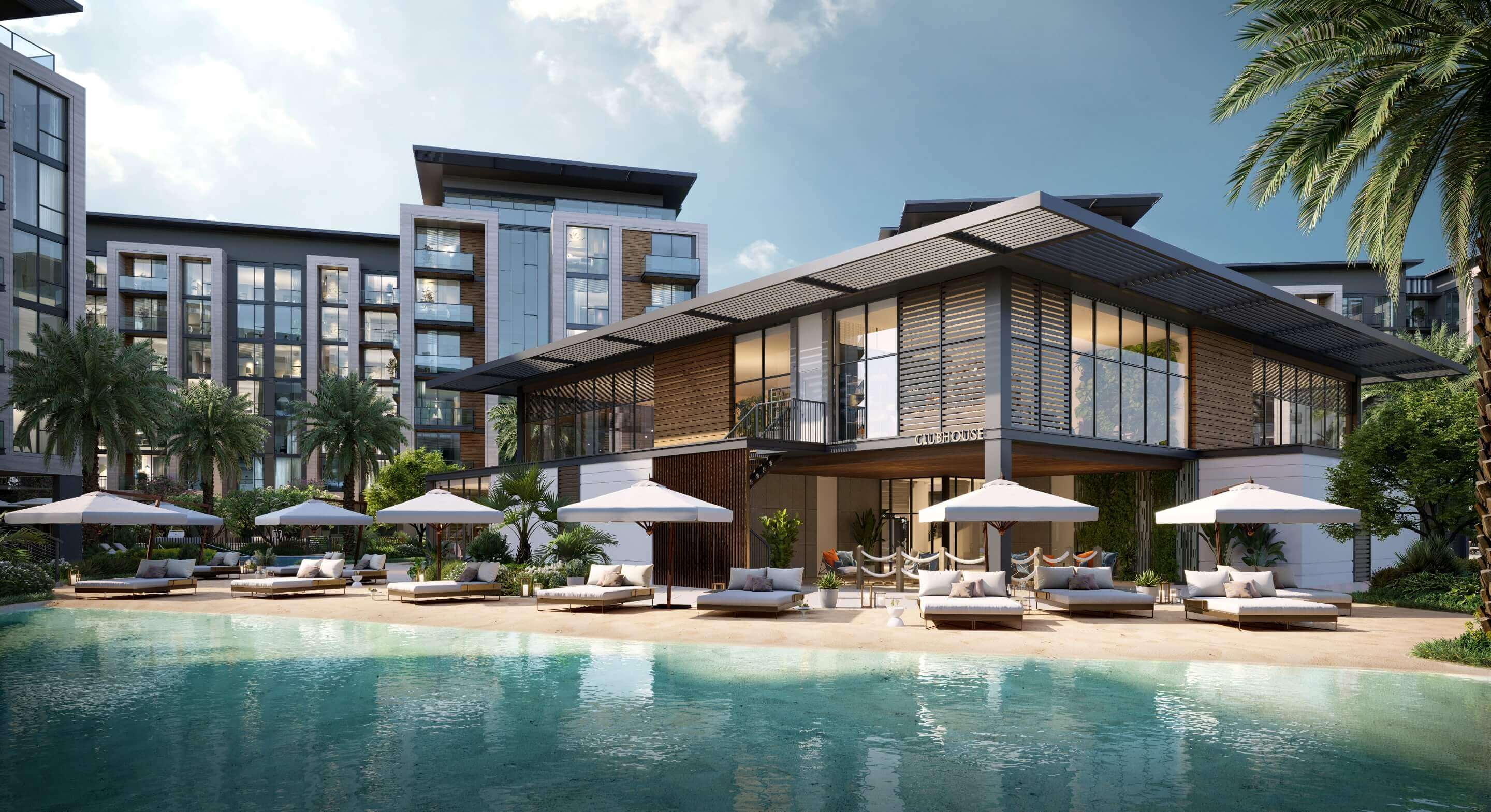 Belgravia Gardens — exterior view in Dubai Land (Dubailand)