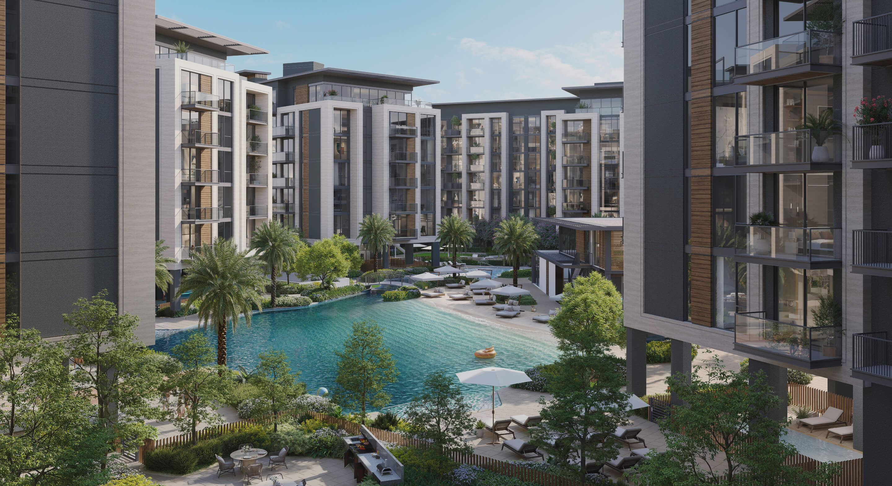 Belgravia Gardens — exterior view in Dubai Land (Dubailand)
