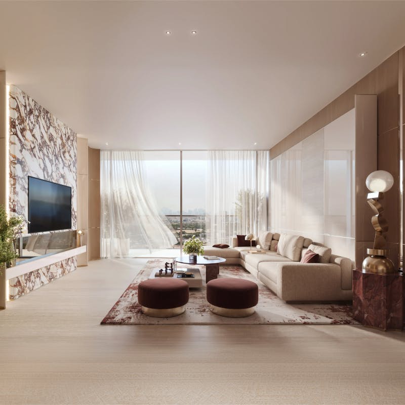 Binghatti Etherea — exterior view in Jumeirah Village Circle (JVC)