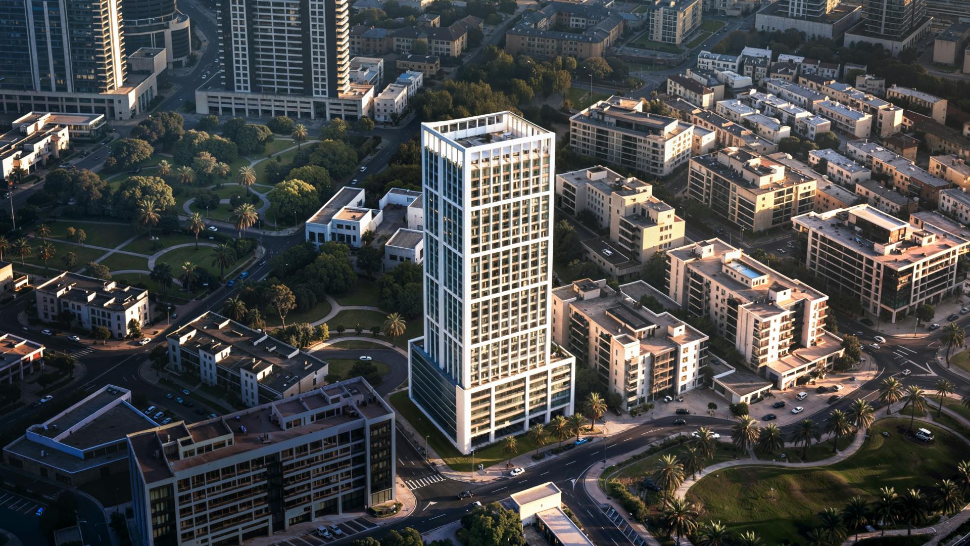 Binghatti Etherea — exterior view in Jumeirah Village Circle (JVC)