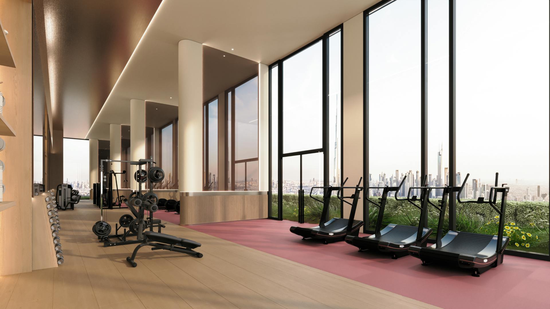 Binghatti Etherea — amenity render