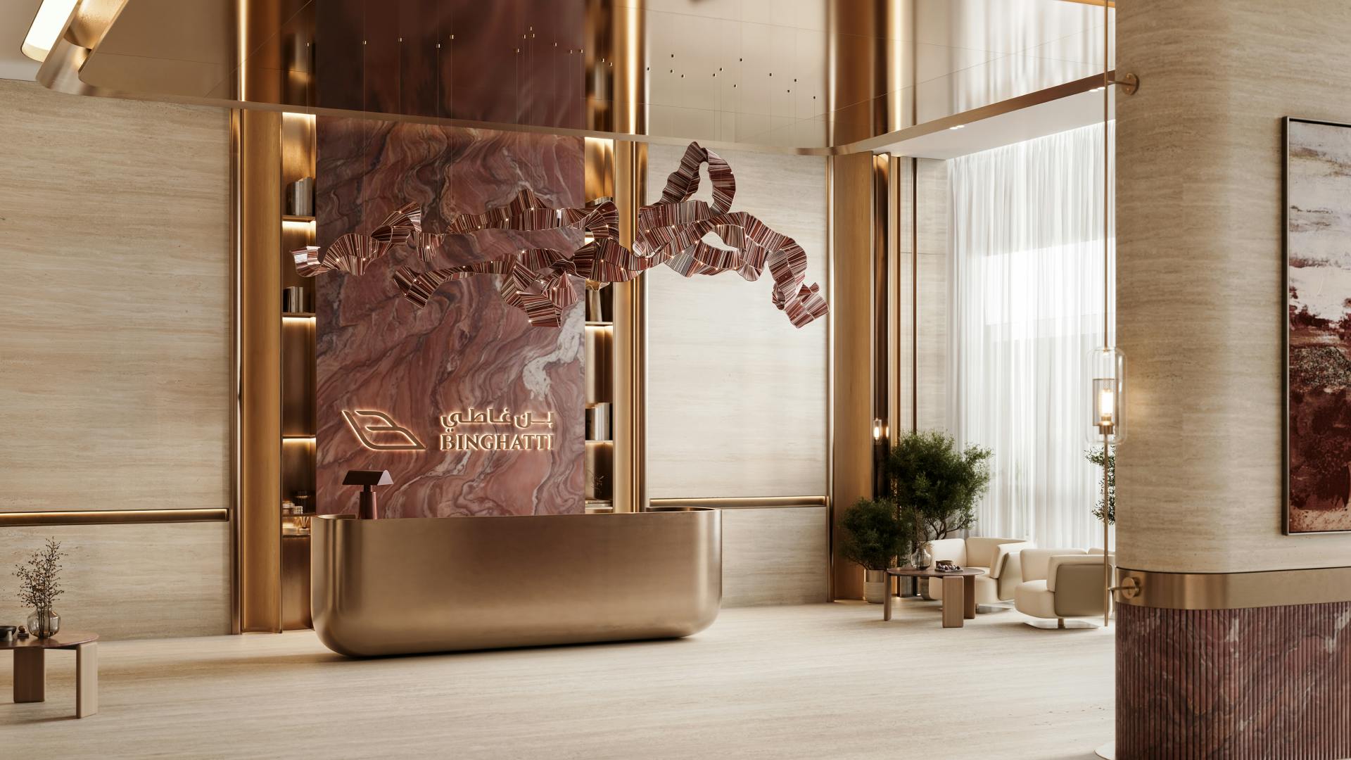 Binghatti Etherea — interior render