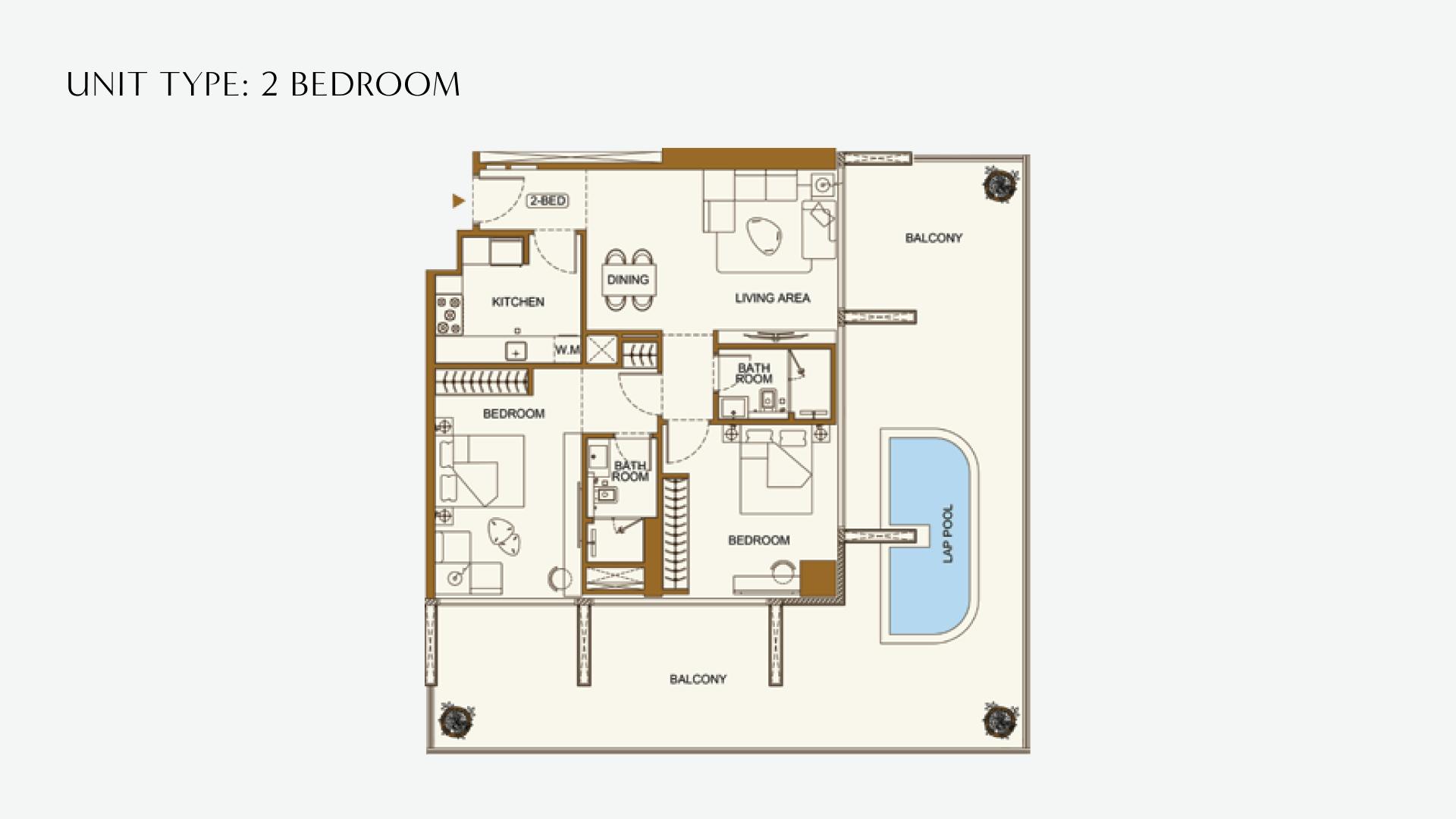 Binghatti Luxuria — floor plan