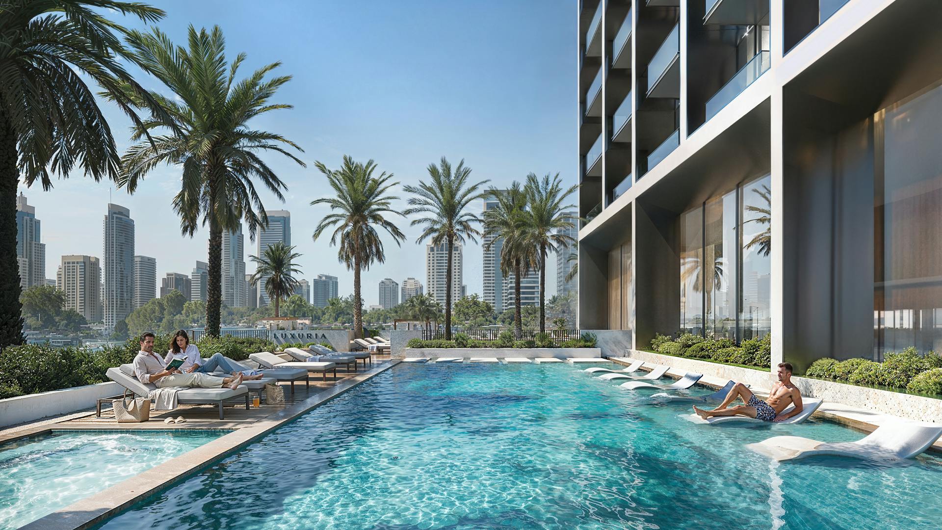 Binghatti Luxuria — amenity render