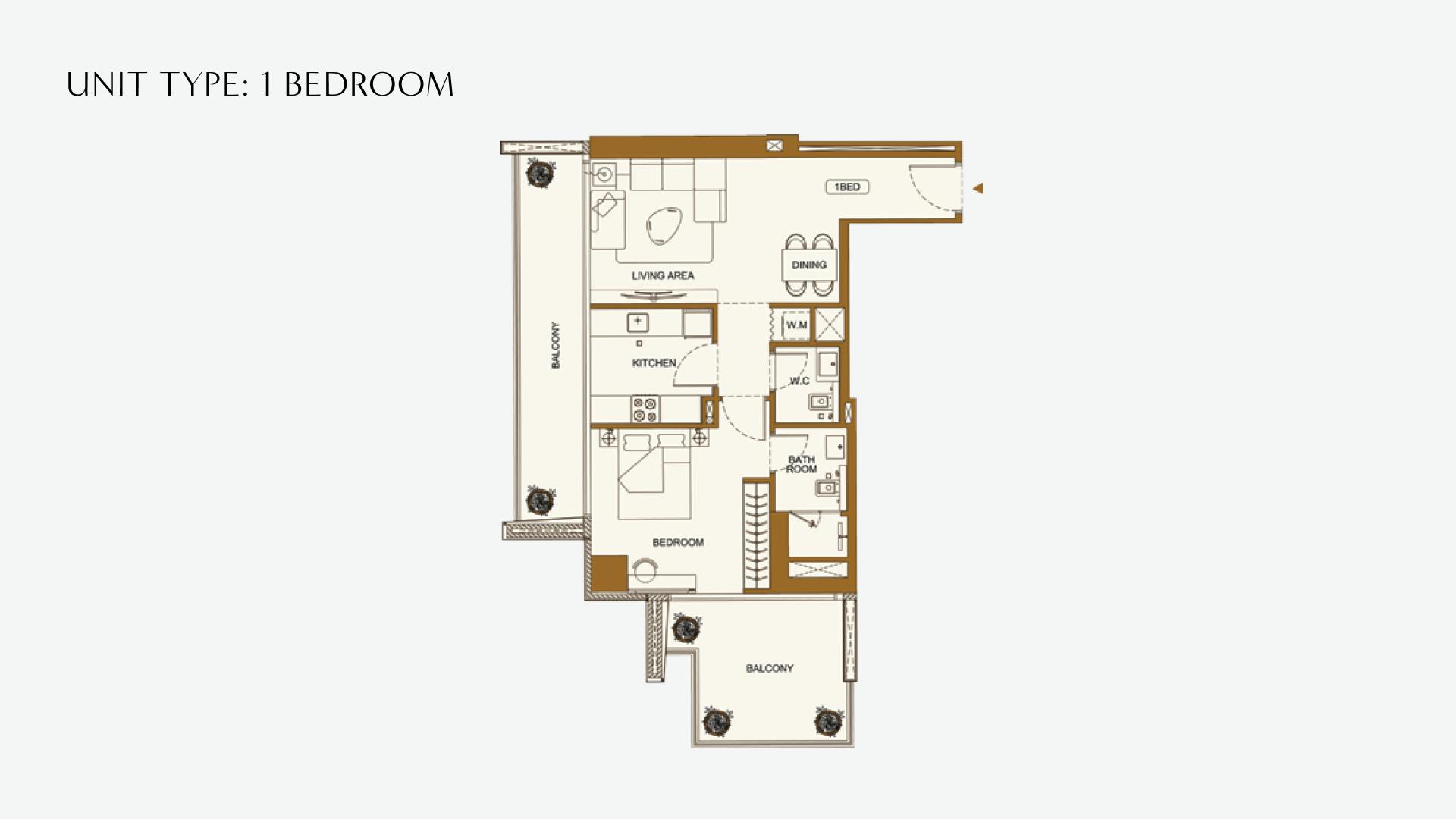 Binghatti Luxuria — floor plan