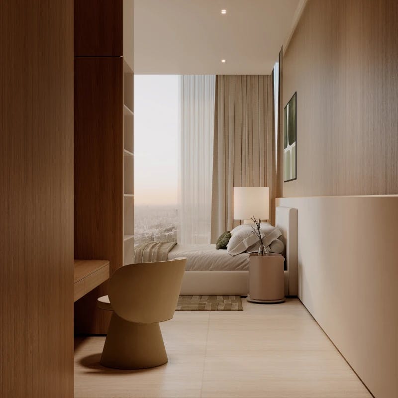 Binghatti Sky Terraces — exterior view in Motor City