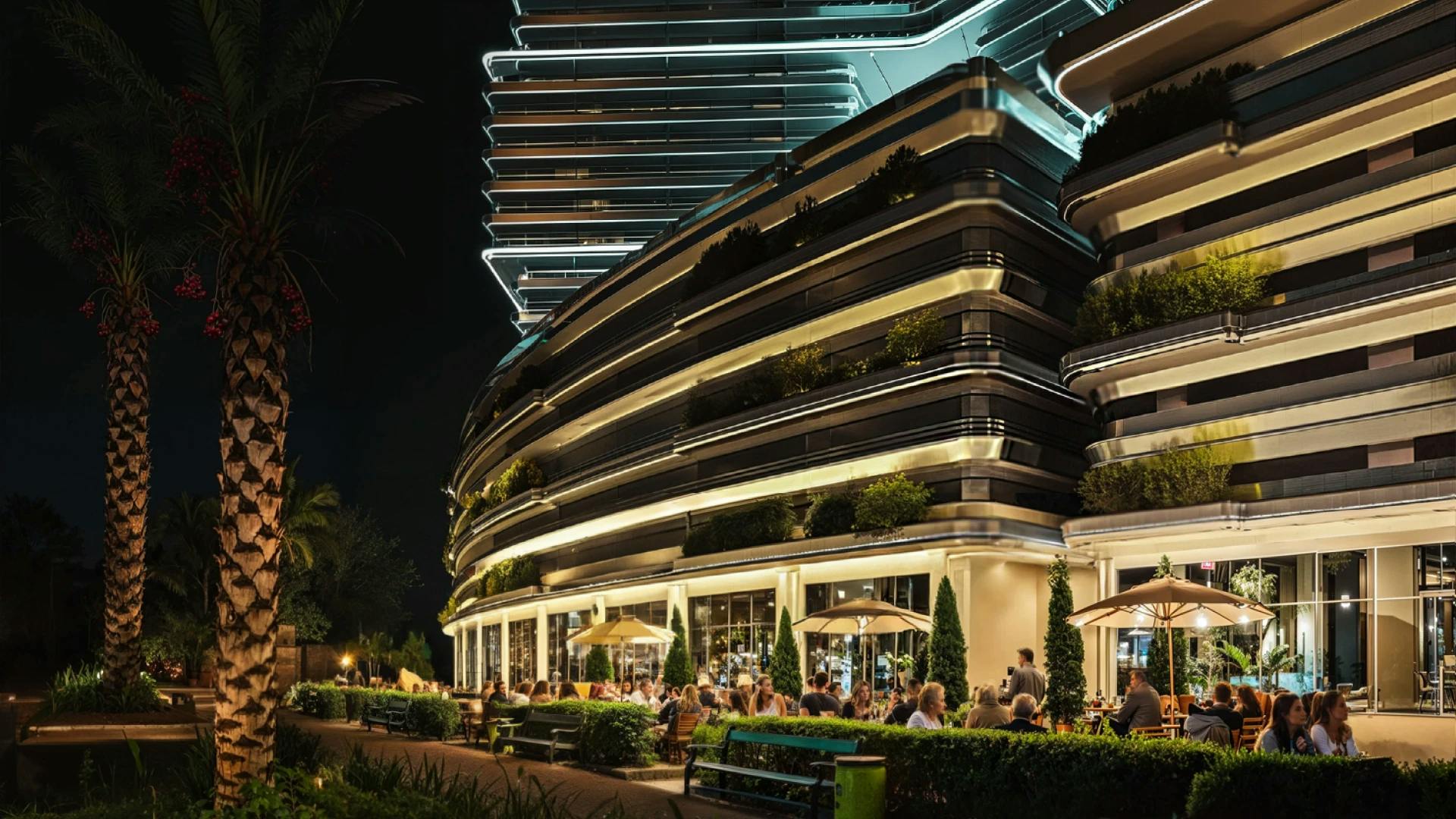 Binghatti Sky Terraces — exterior view in Motor City