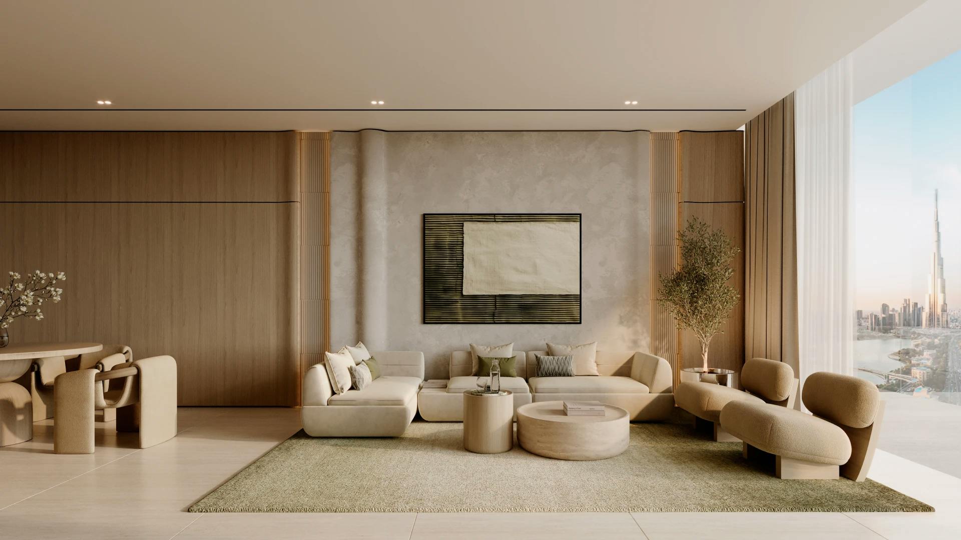 Binghatti Sky Terraces — interior render