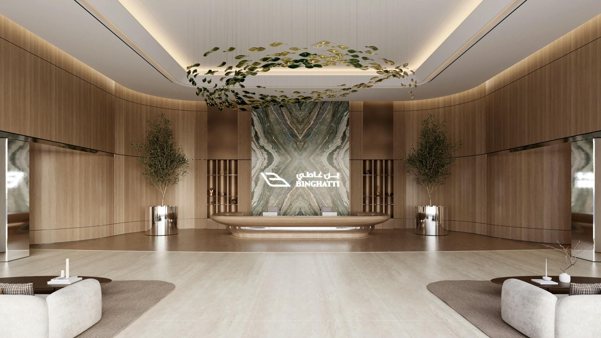 Binghatti Sky Terraces — interior render