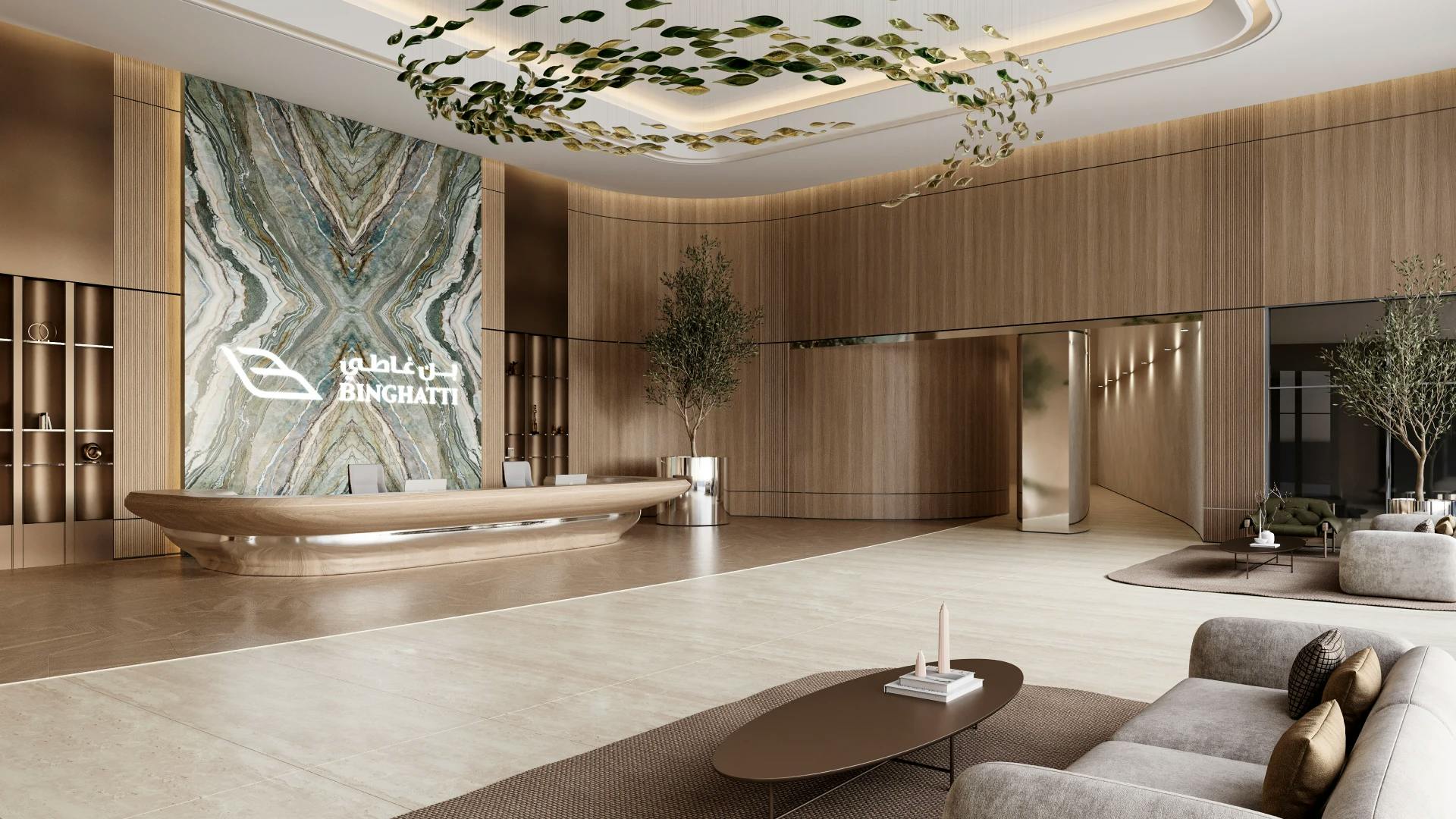 Binghatti Sky Terraces — interior render