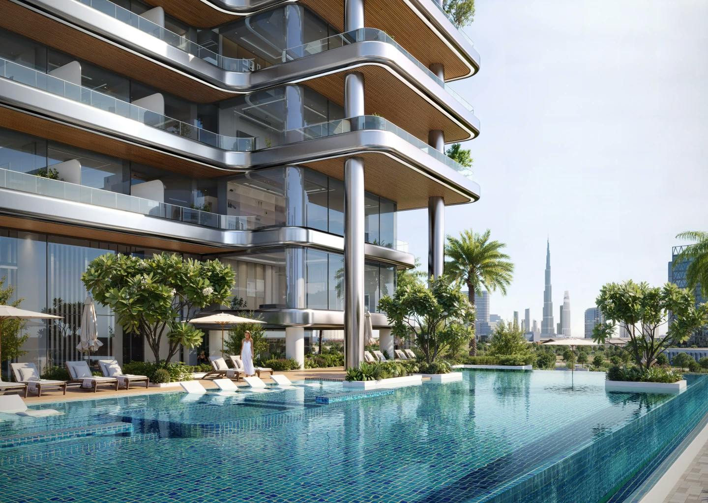 Binghatti Hillside — vue extérieure à Dubai Science Park