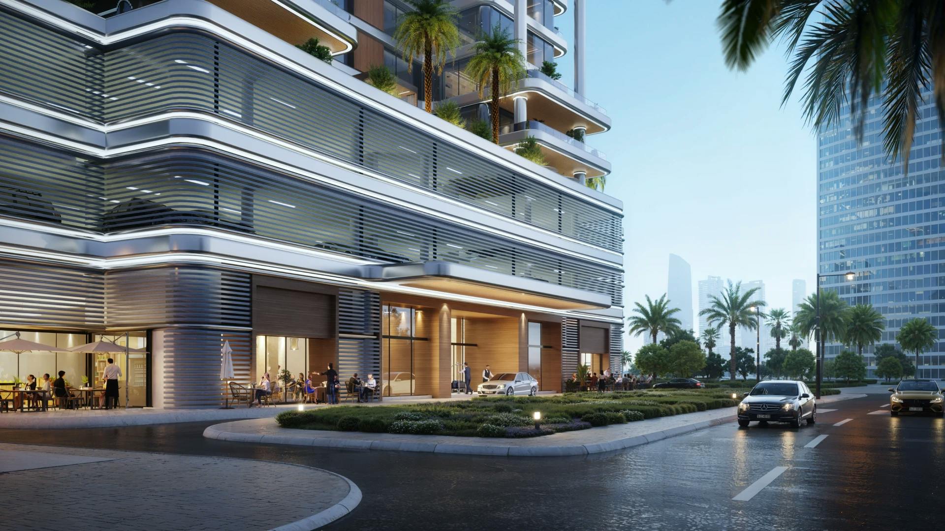 Binghatti Hillside — vue extérieure à Dubai Science Park