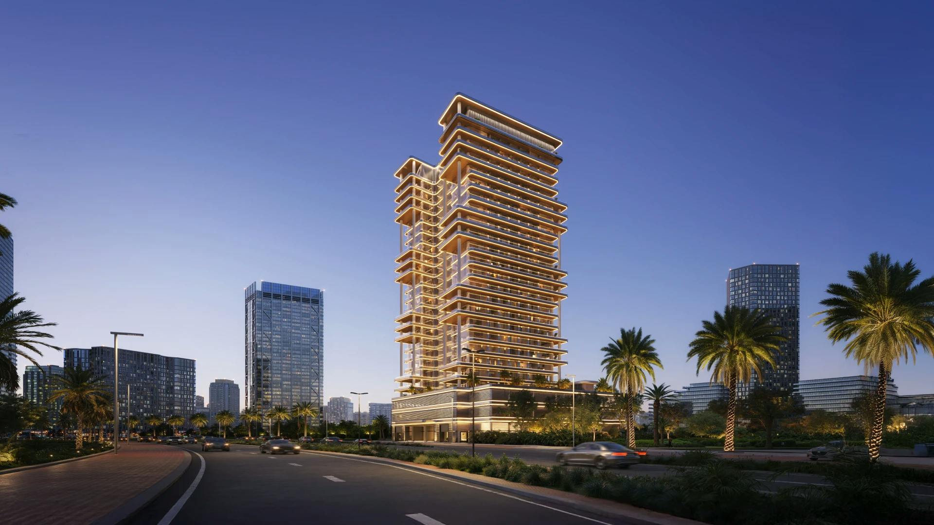 Binghatti Hillside — vue extérieure à Dubai Science Park