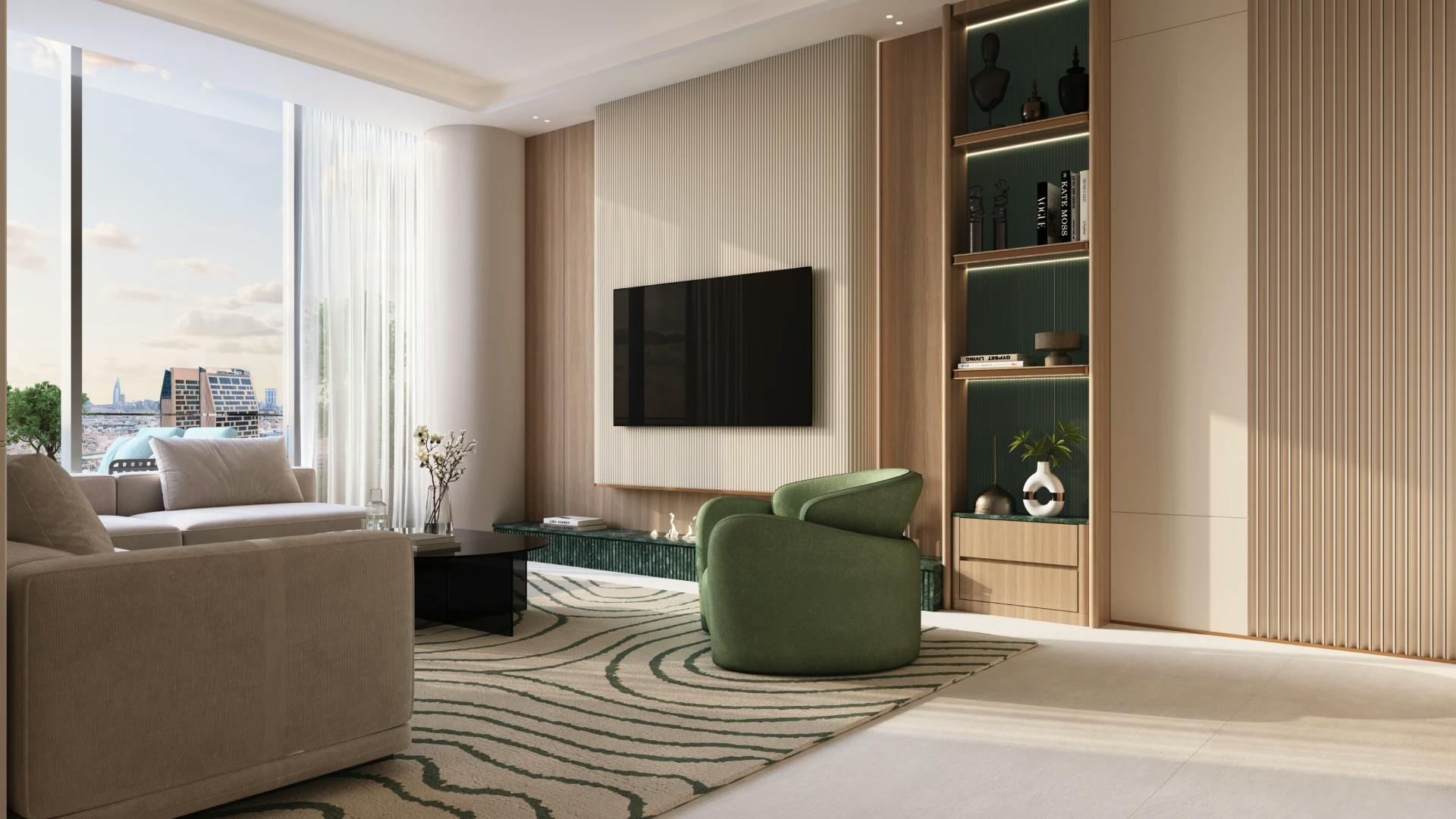 Binghatti Hillside — vue intérieure