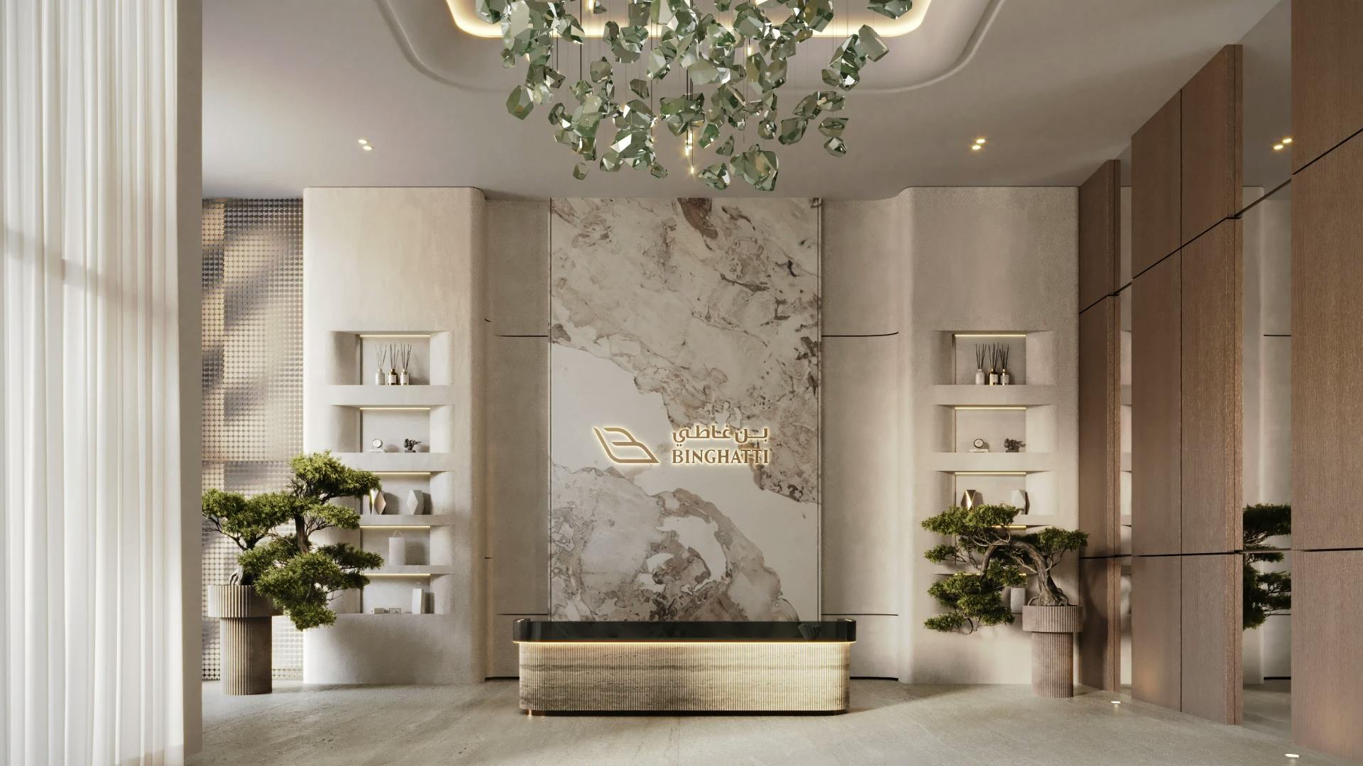 Binghatti Hillside — vue intérieure