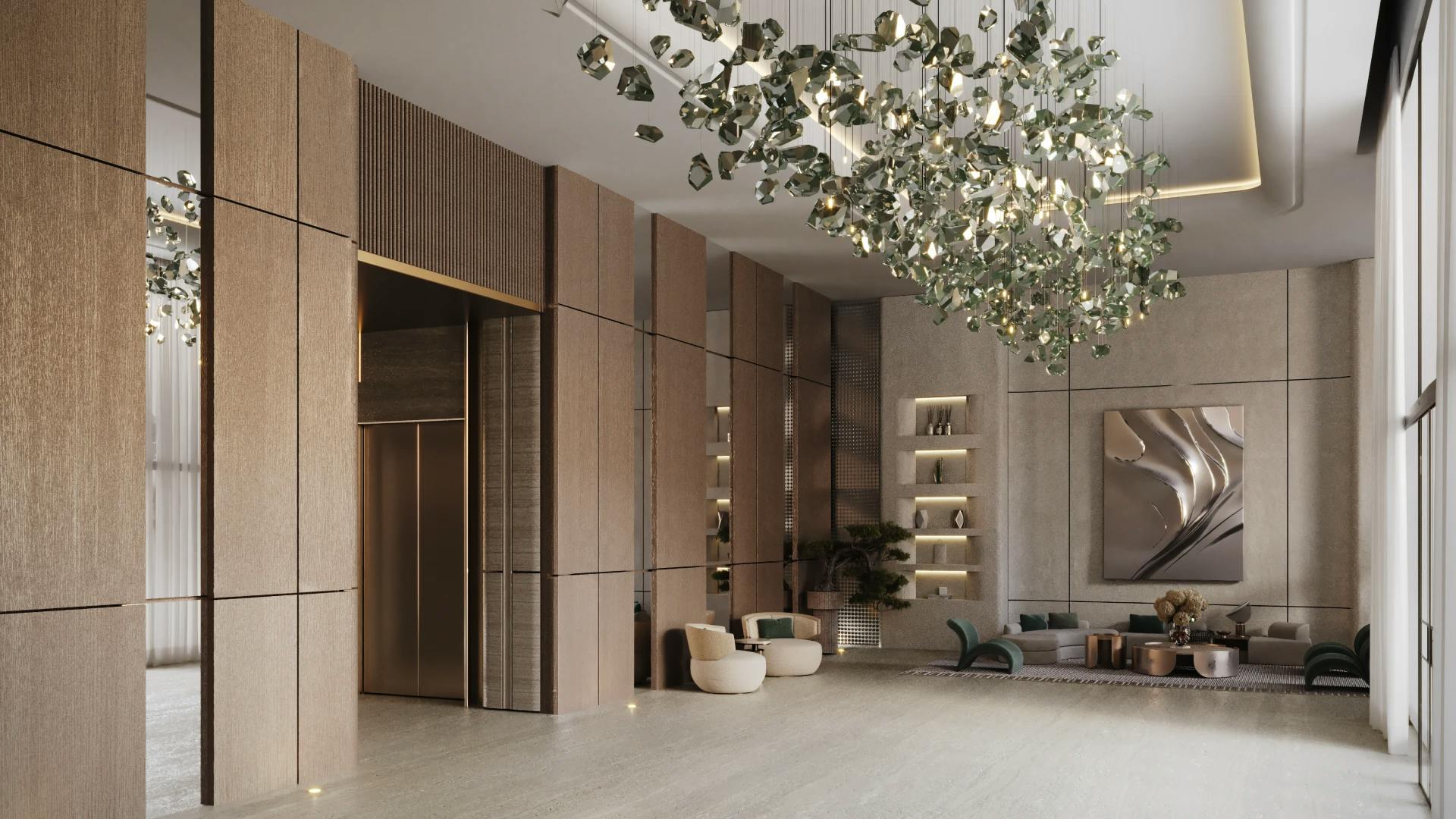 Binghatti Hillside — vue intérieure