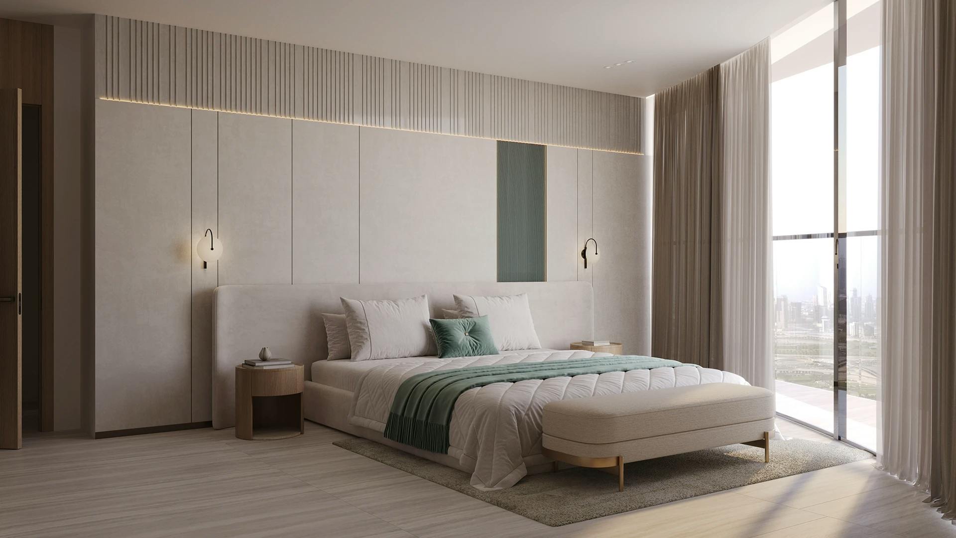 Binghatti Aquarise — interior render