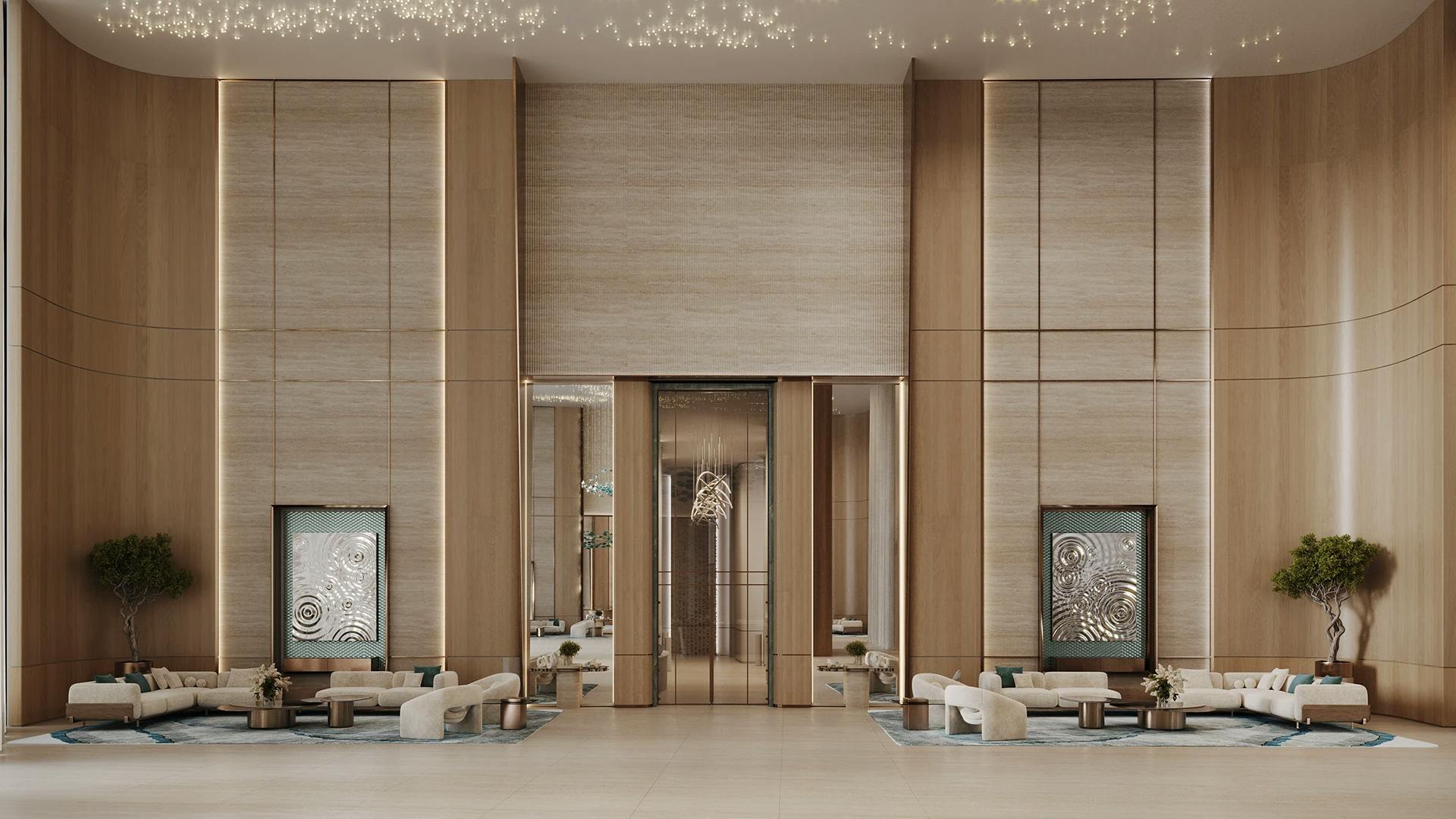 Binghatti Aquarise — interior render