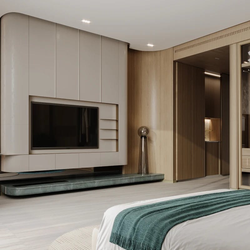 Binghatti Aquarise — exterior view in Business Bay