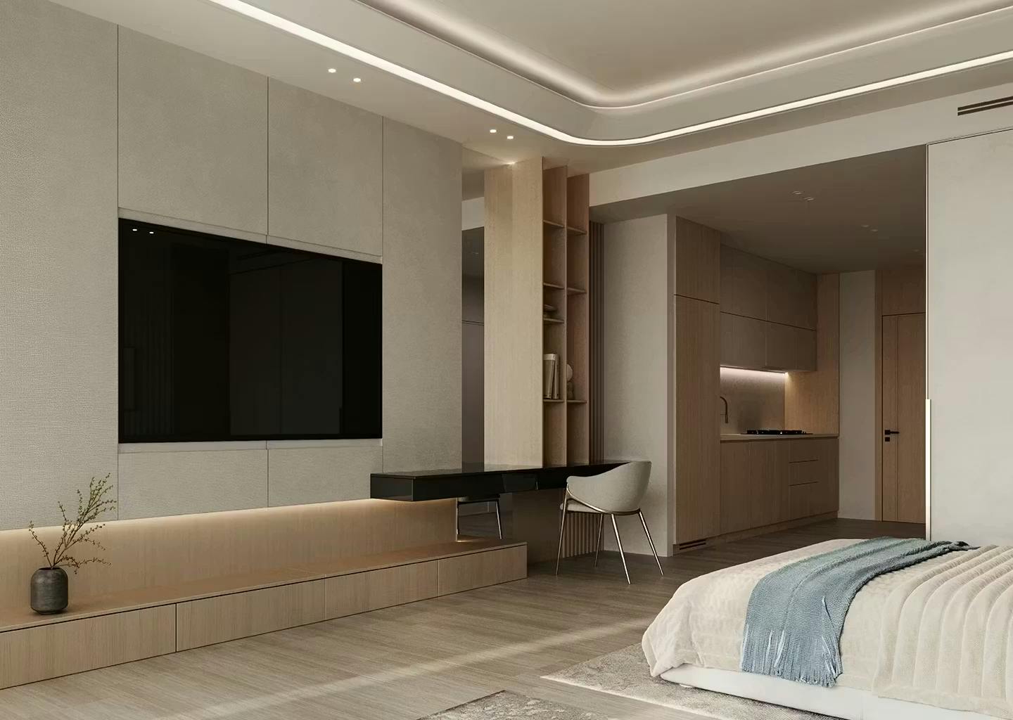 Binghatti Skyhall — exterior view in Business Bay